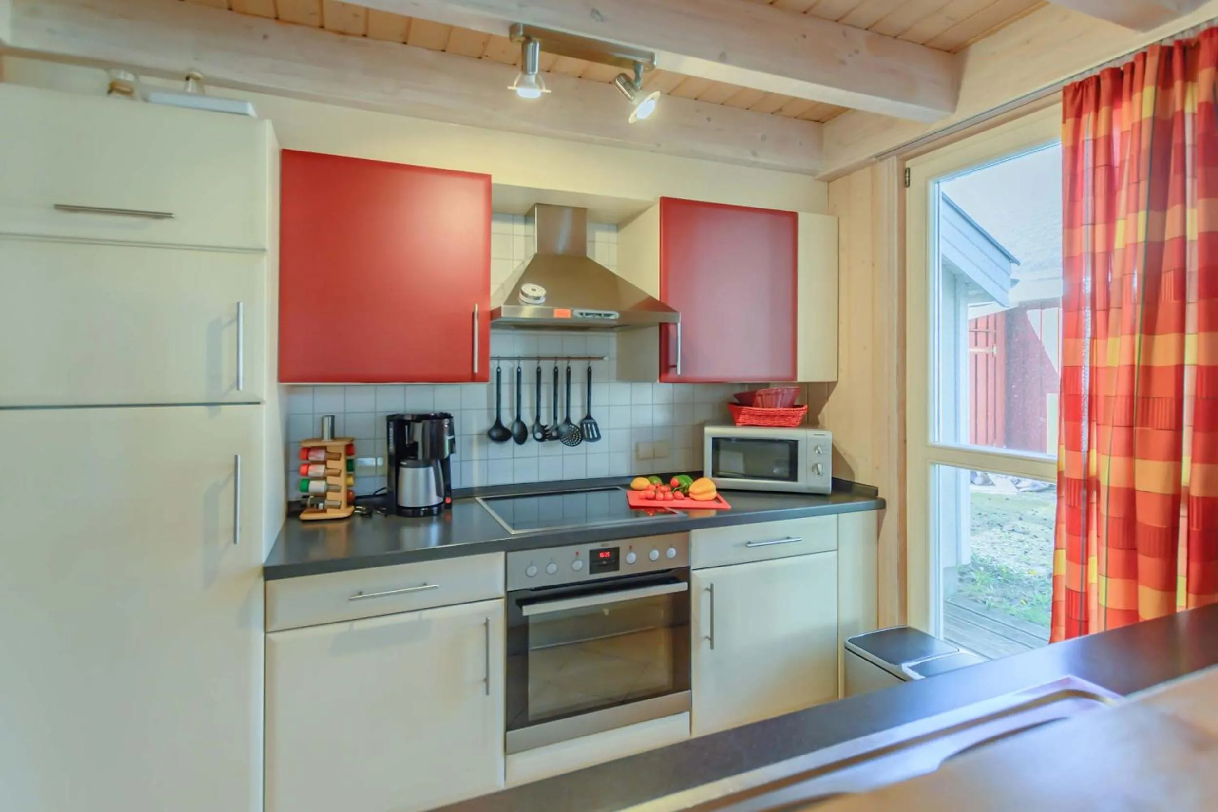kitchen in Ferienhaus Seepferdchen