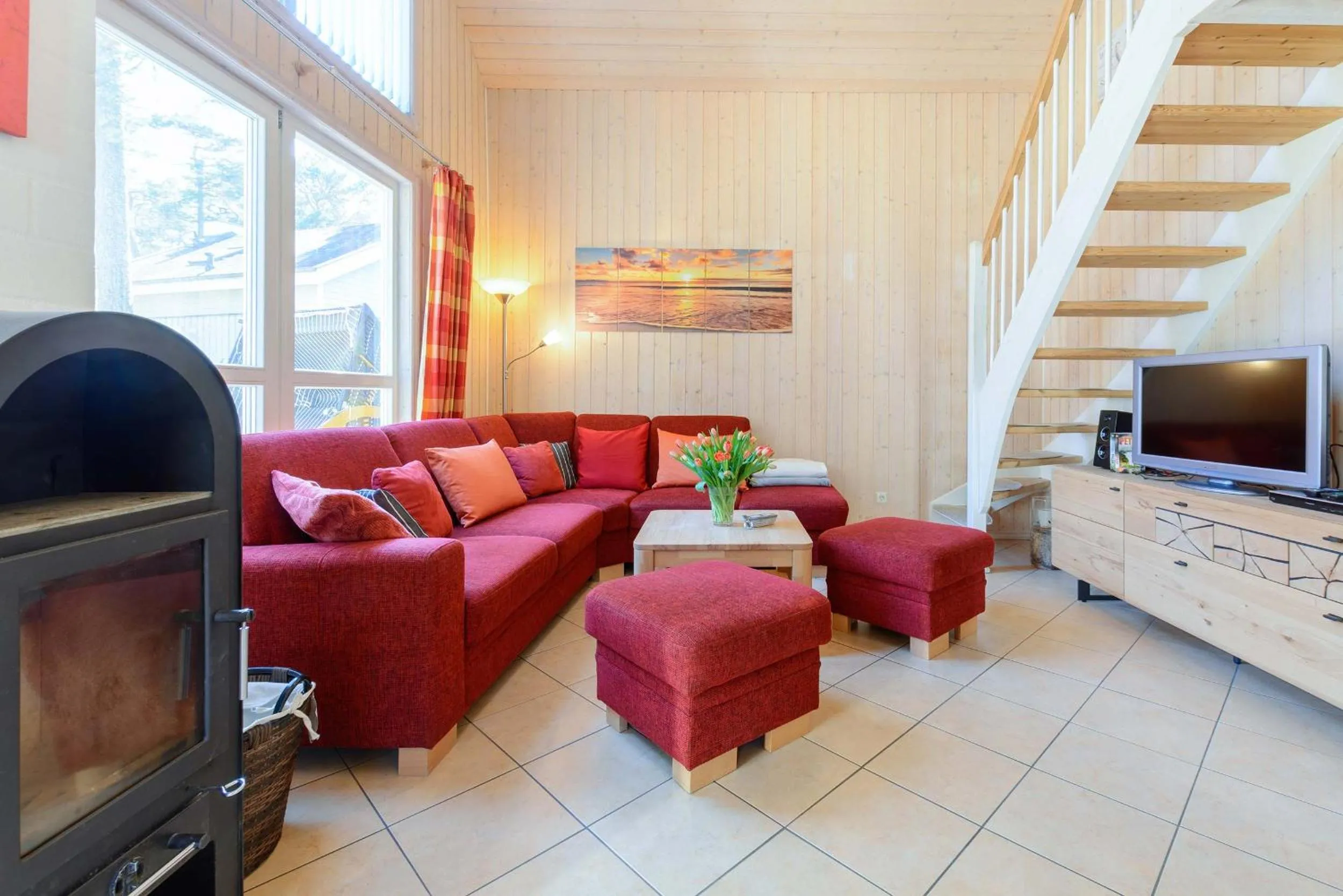 Living room in Ferienhaus Seepferdchen