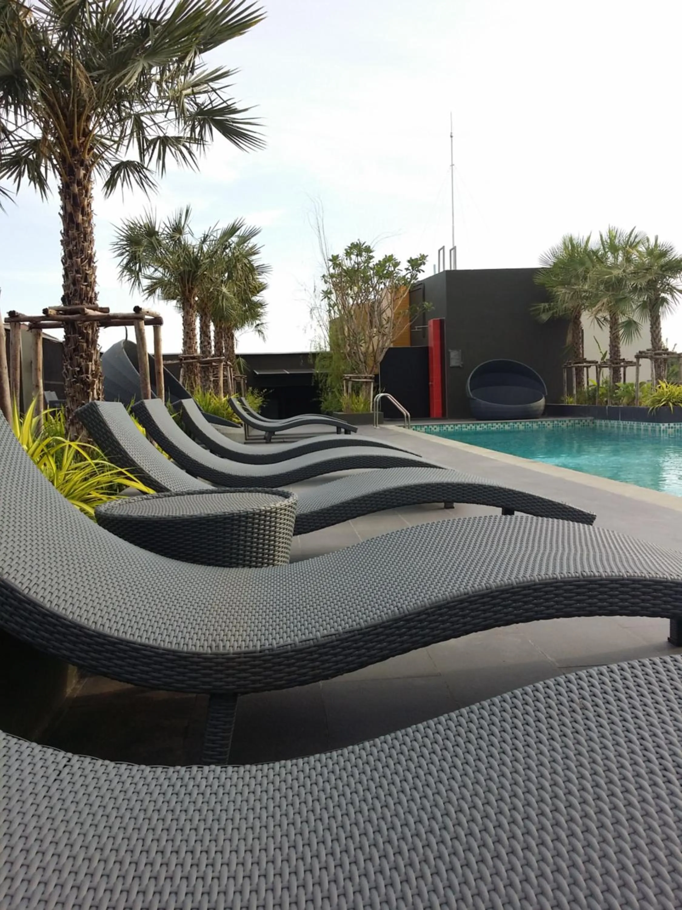 Swimming pool in The Chezz by Patsamon