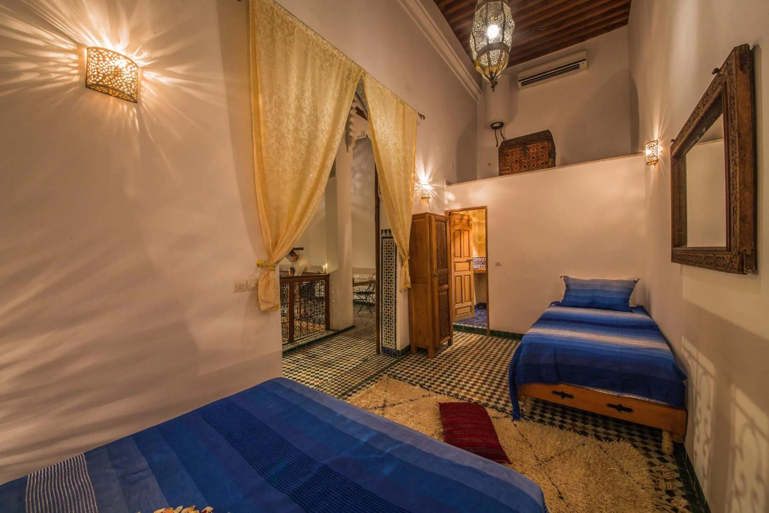Property building, Bed in Riad Gzira Fez