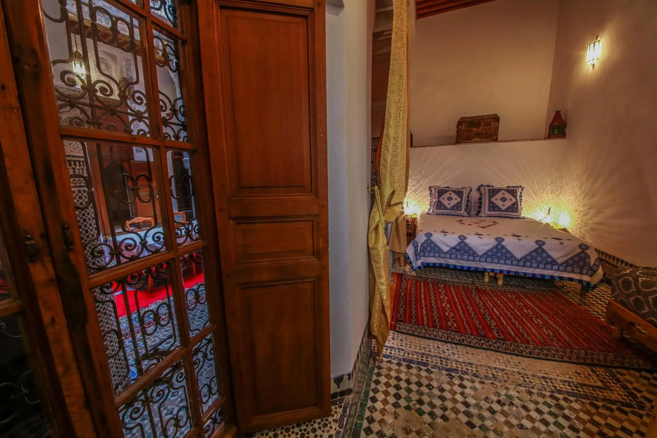 Property building, Bed in Riad Gzira Fez