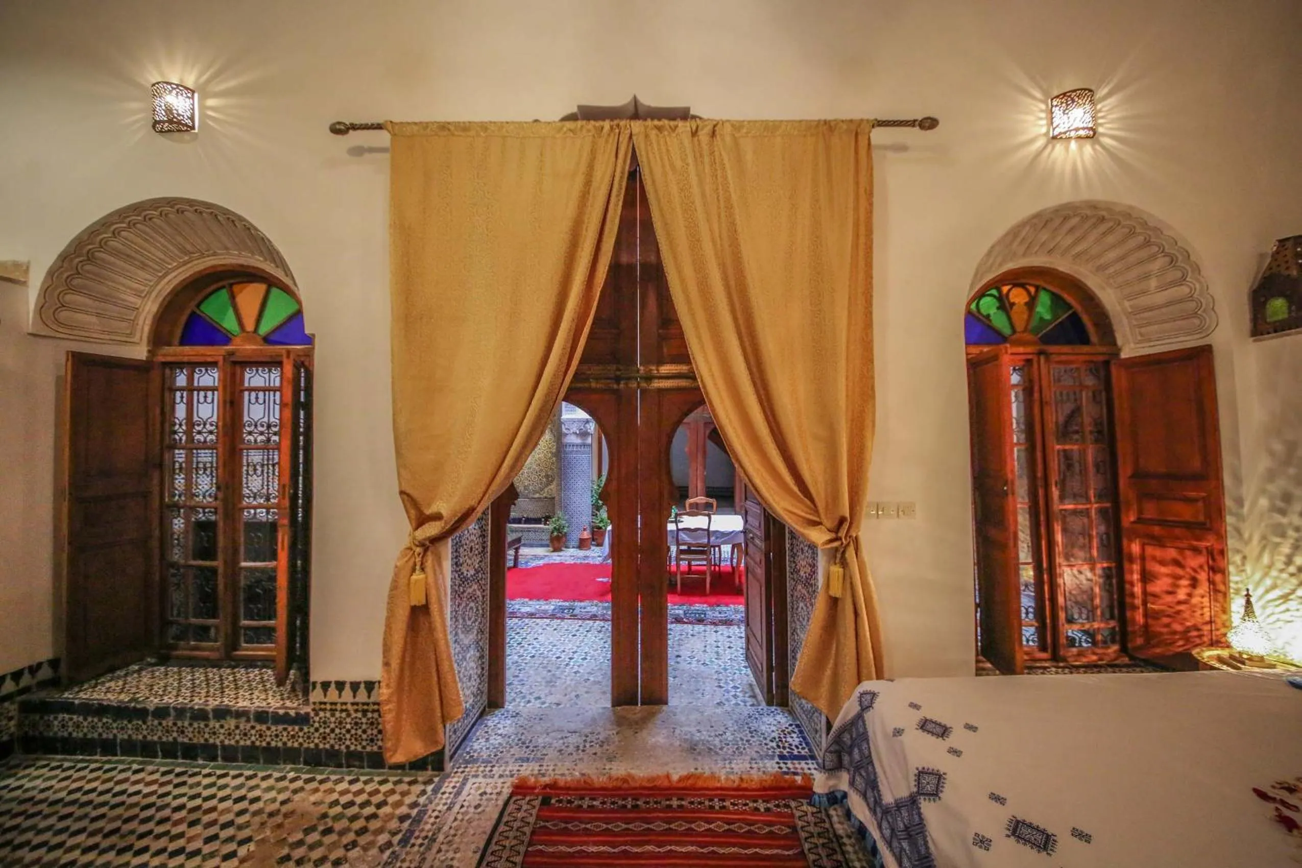 Property building, Bed in Riad Gzira Fez