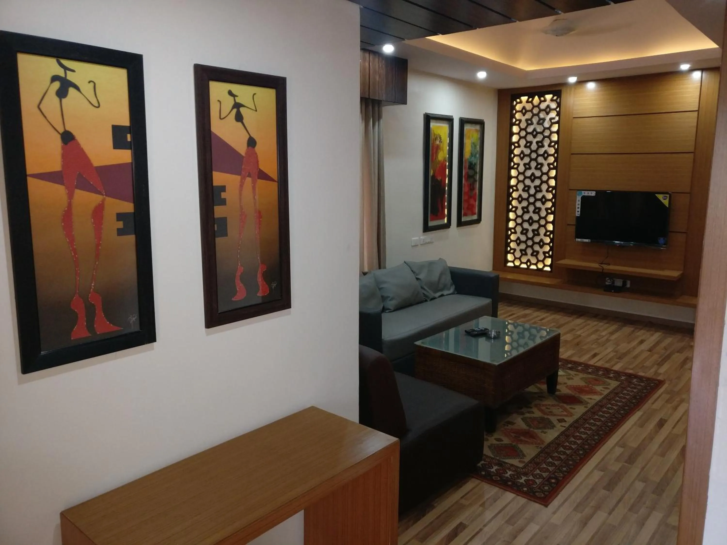 Bedroom in Hotel Hampi International