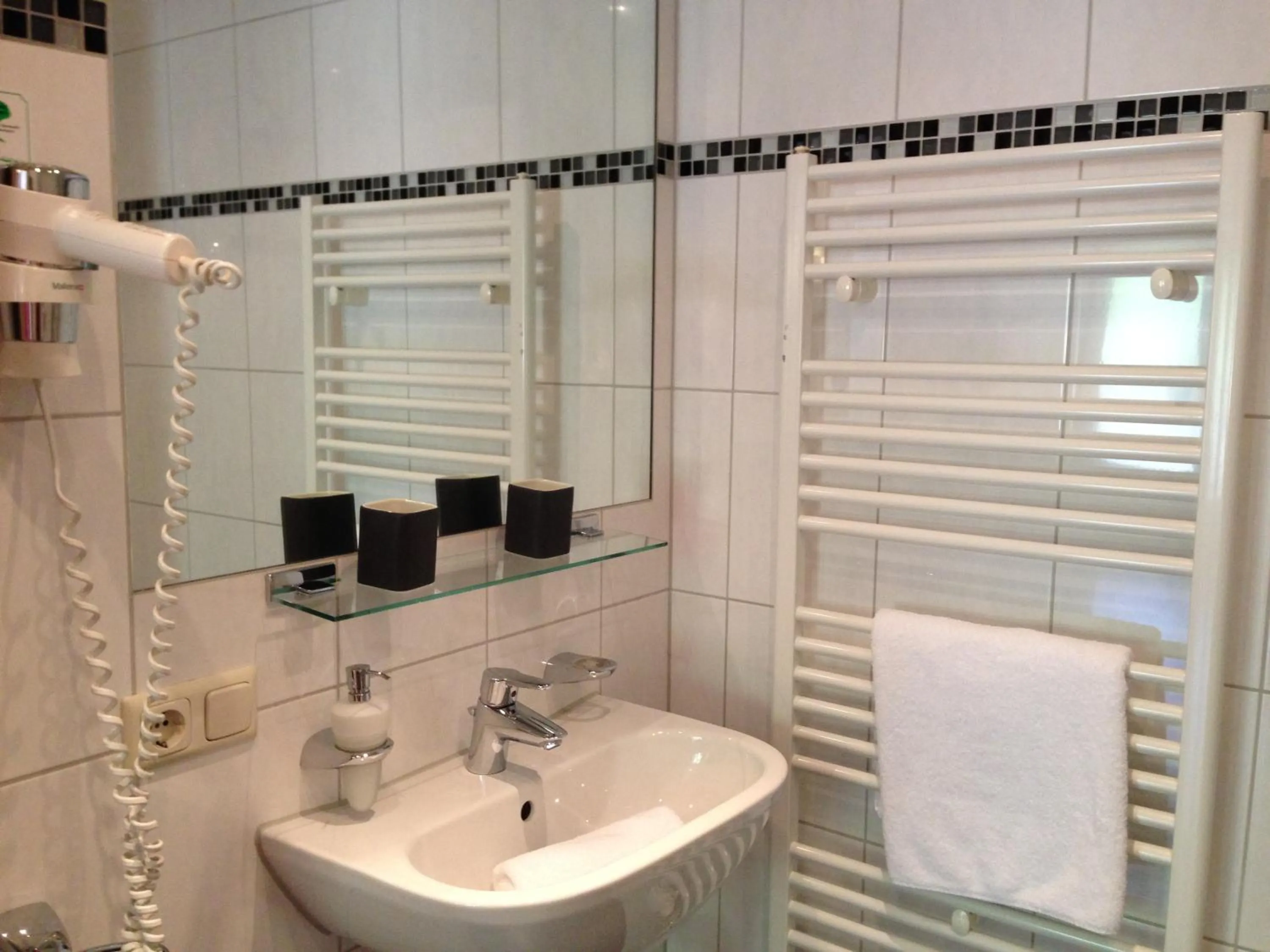 Shower in Hotel Zerres