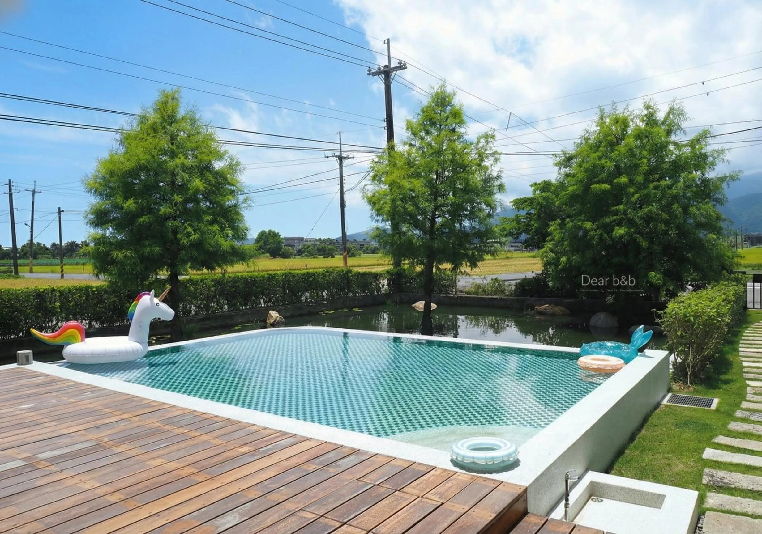 Pool view in Island Sunrise