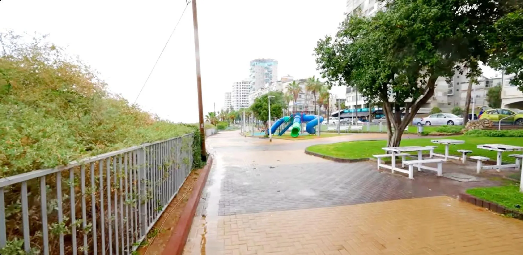 Children play ground in 612 apartment on the beach