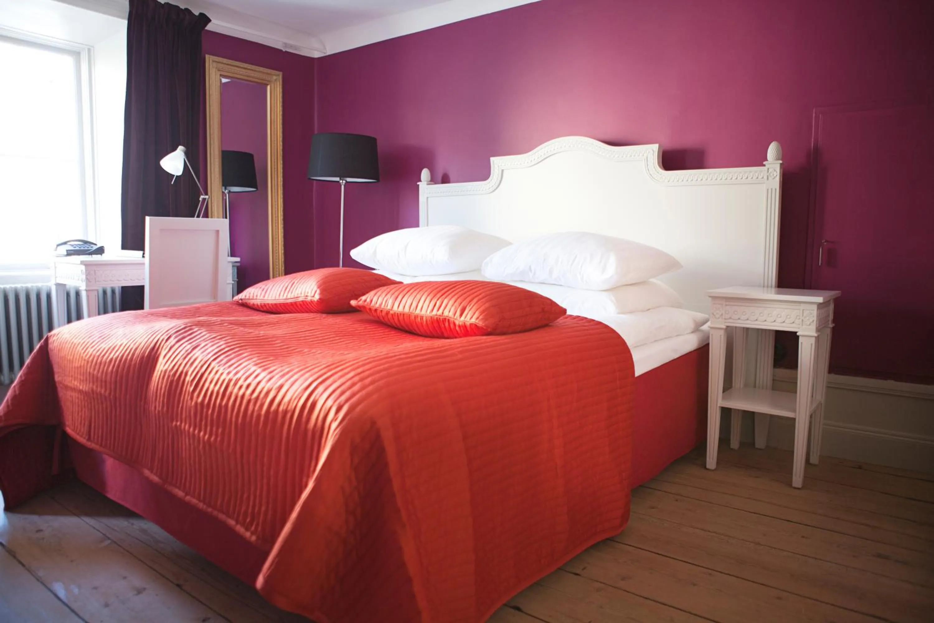 Bed in Hotel Hellstens Malmgård