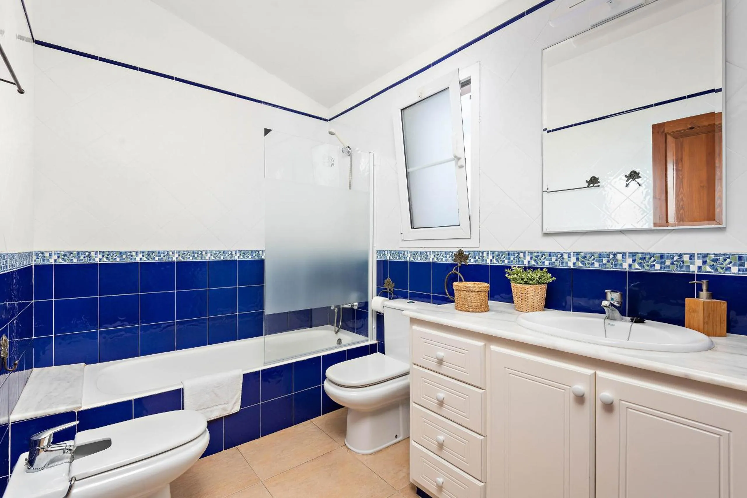 Bathroom in Villas Cala Galdana