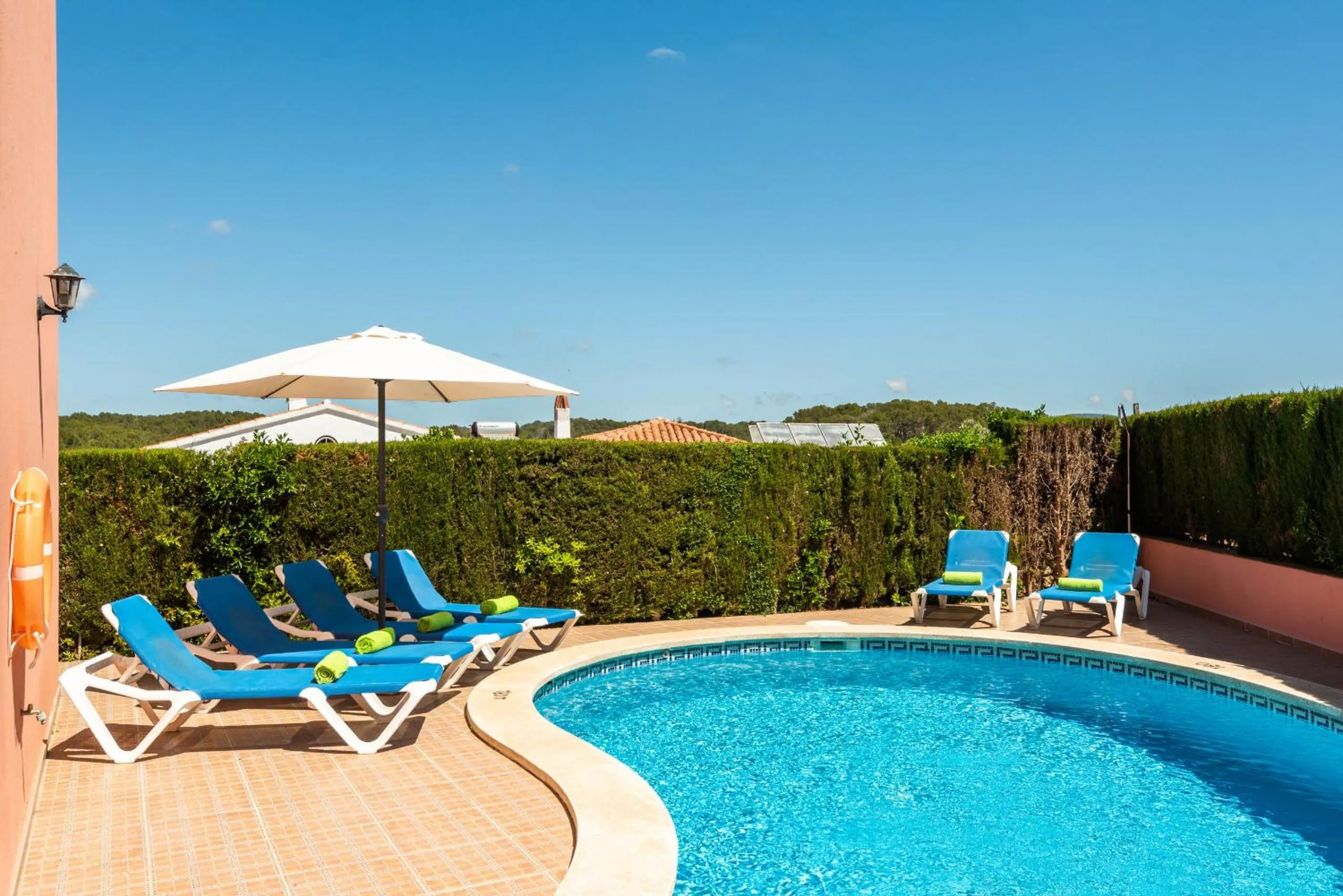 Swimming pool in Villas Cala Galdana