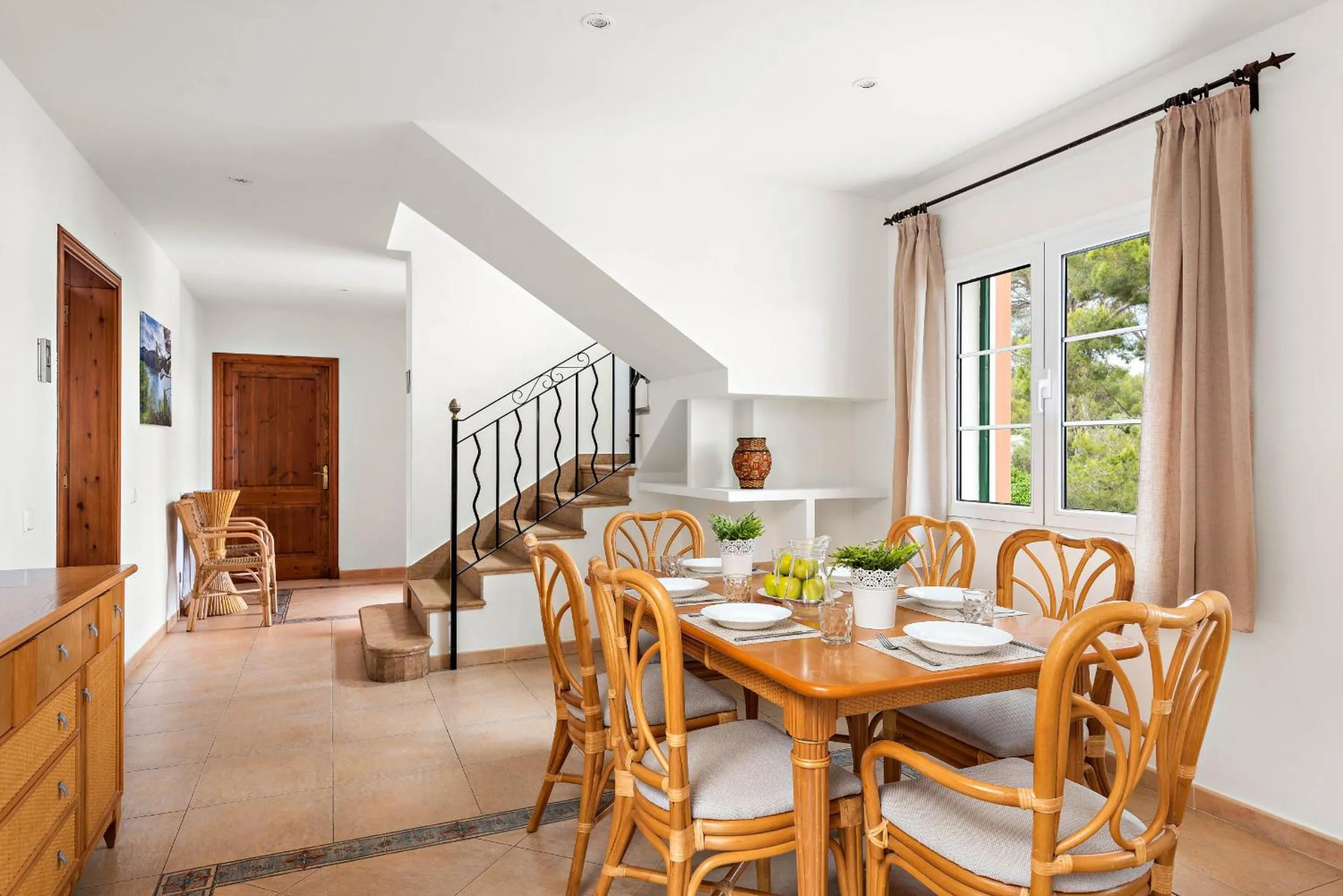Dining area in Villas Cala Galdana