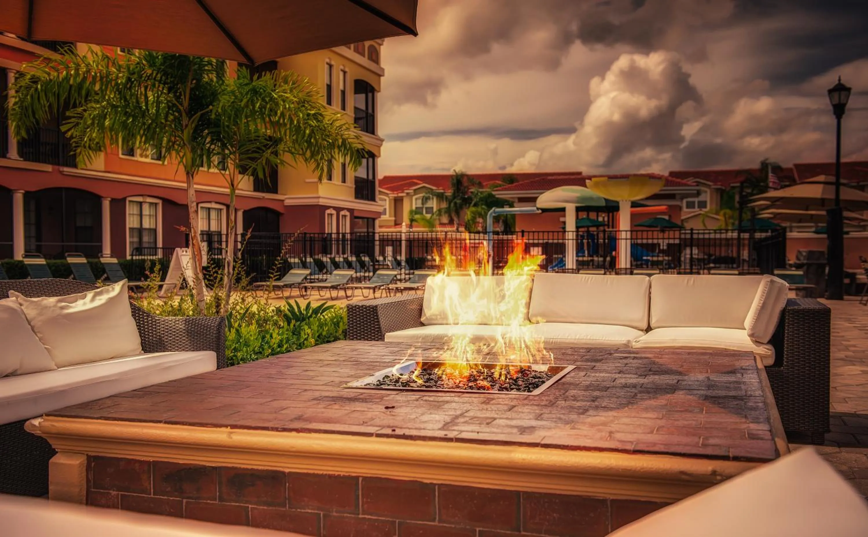 Patio in Emerald Greens Condo Resort