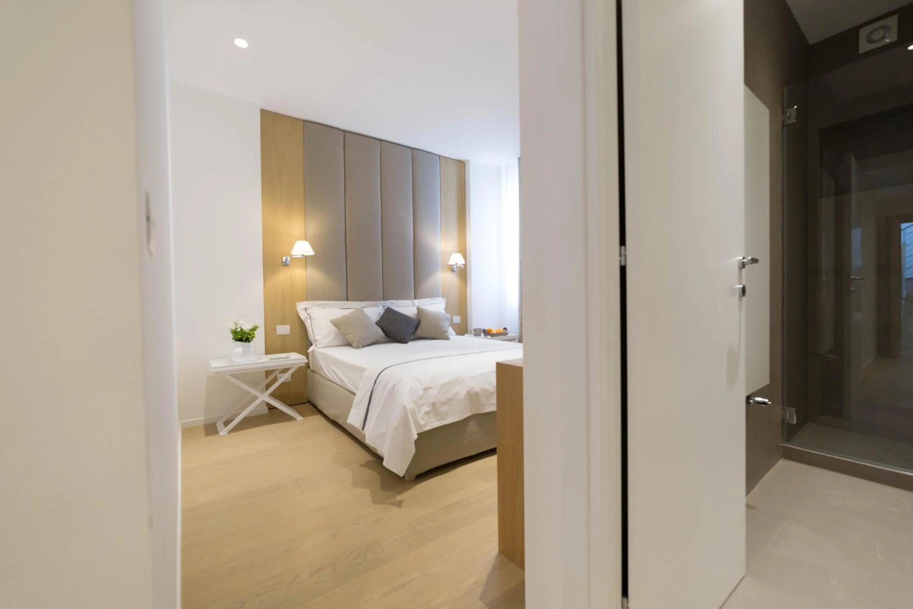 Bathroom, Bed in Al Pescatore - B&B