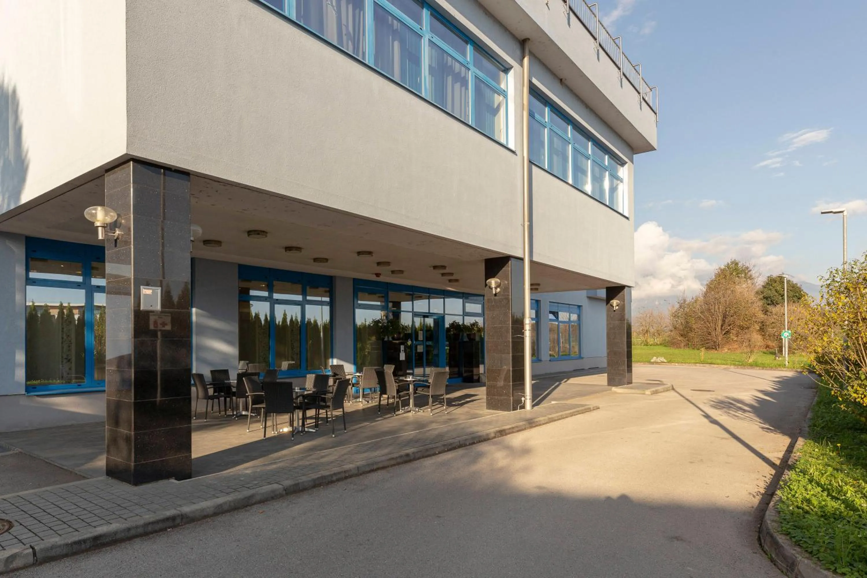 Property building in Garni Hotel Azul