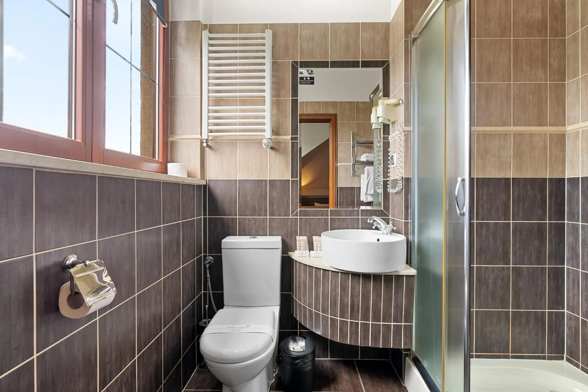 Shower in Hotel Diament Bella Notte Katowice - Chorzów