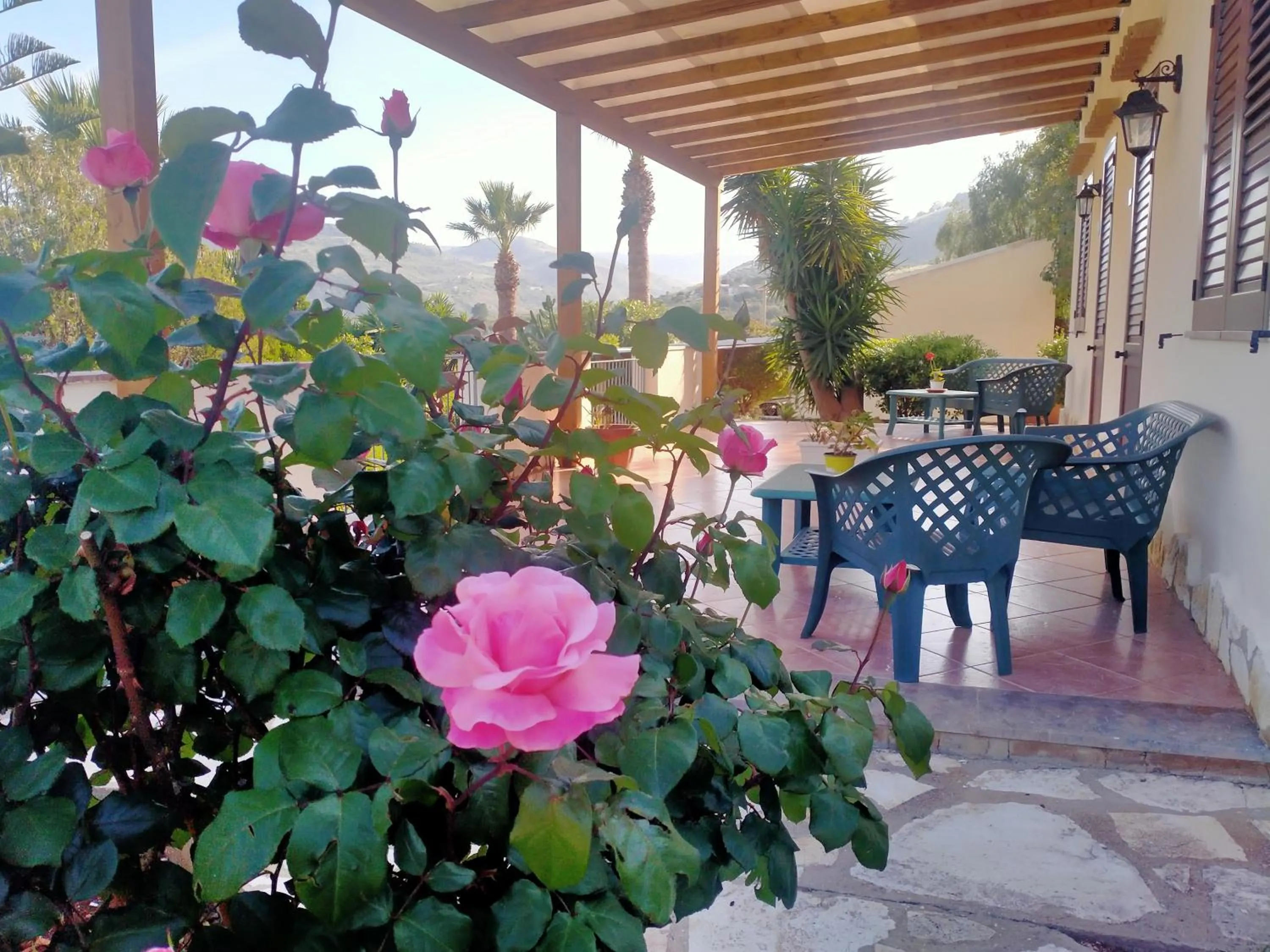 Patio in Hotel Grotticelli