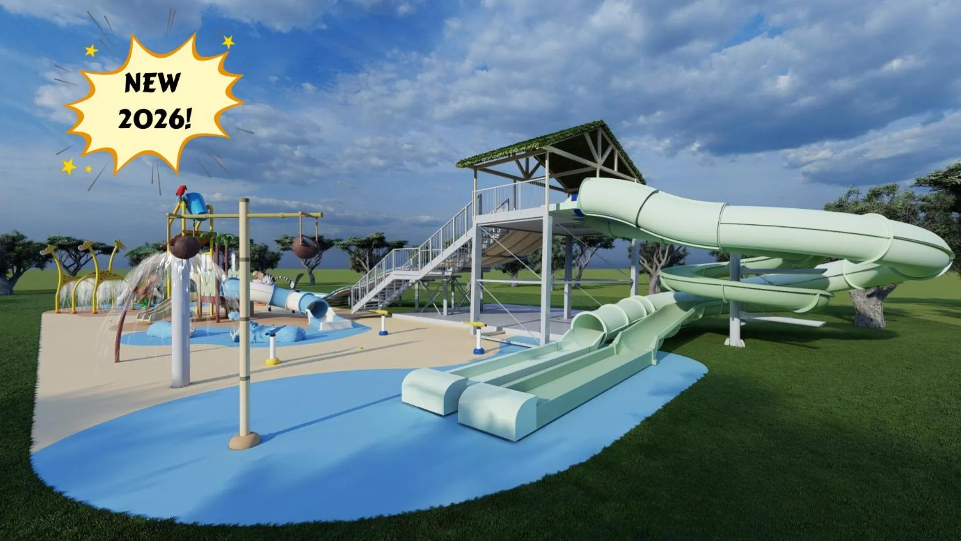 Aqua park in Majestic Palace