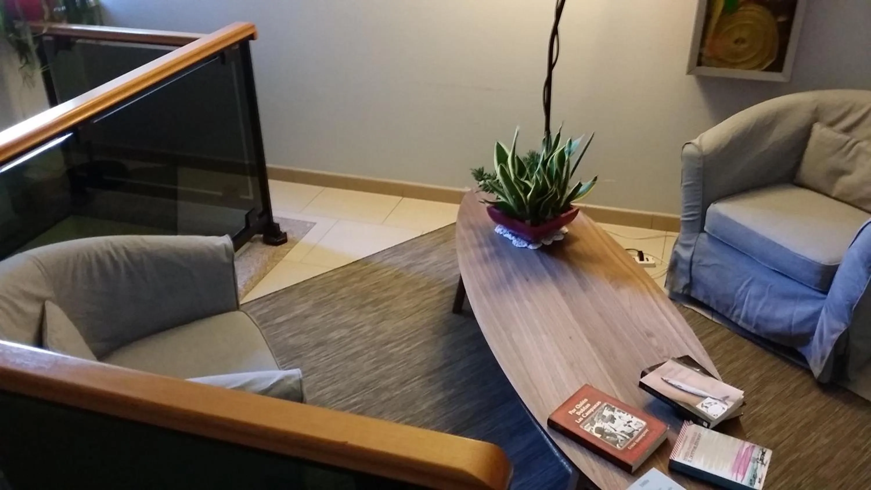 Living room in Flying Hotel