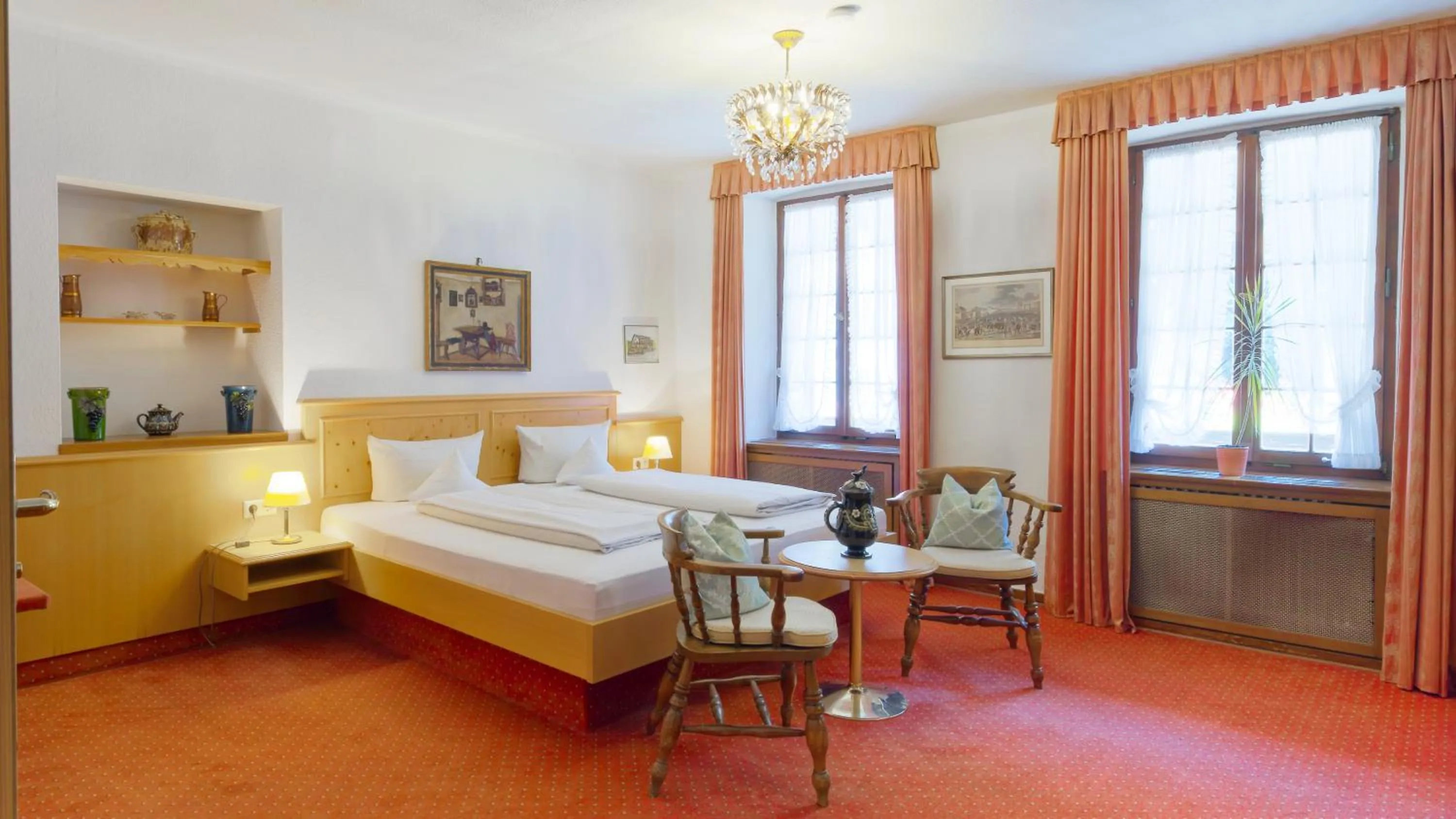 Bed in Hotel Gasthaus Adler