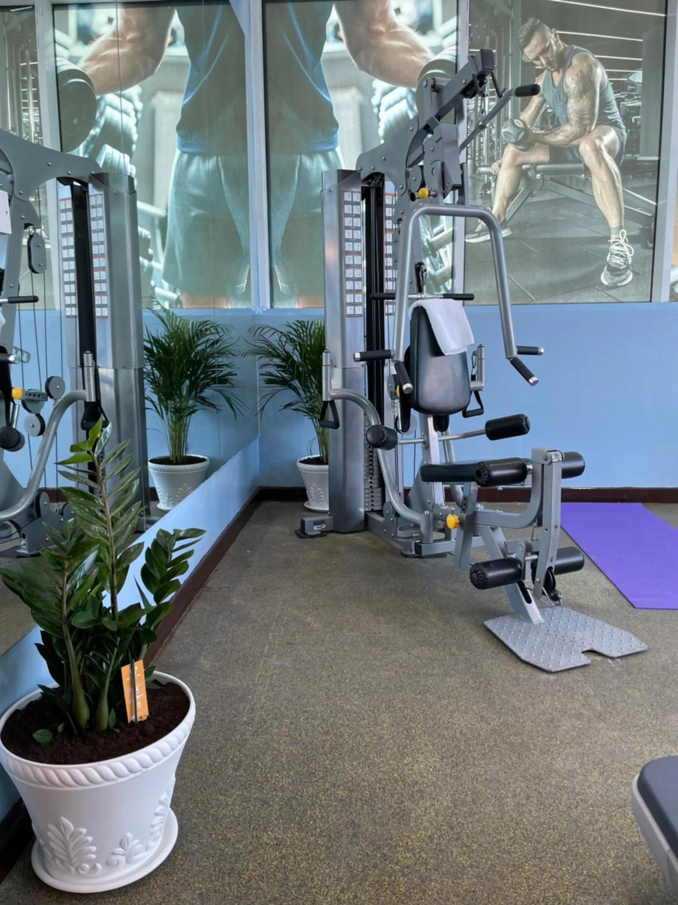Fitness centre/facilities in Al Mansour Plaza Hotel
