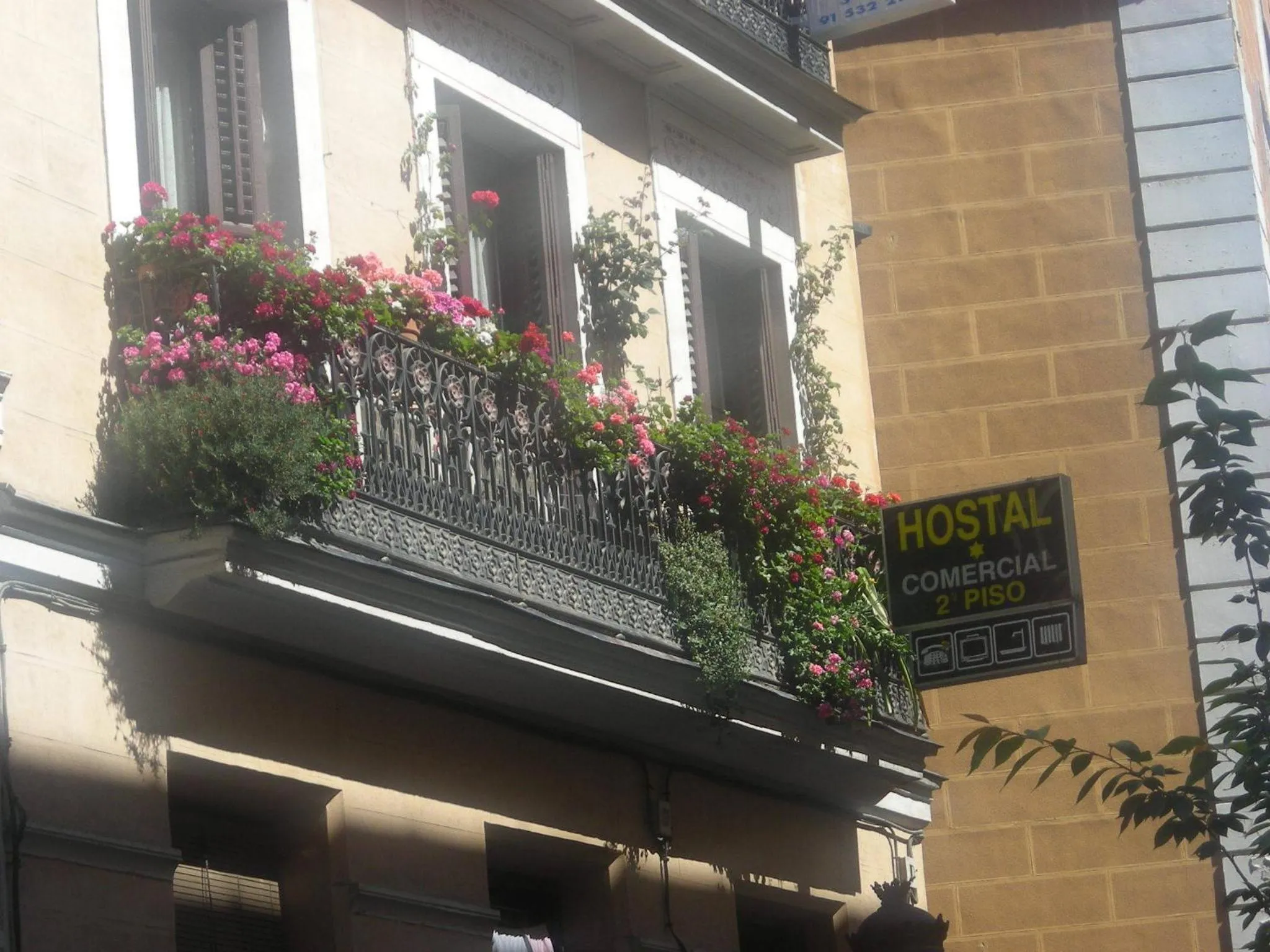 Balcony/Terrace in Hostal Comercial