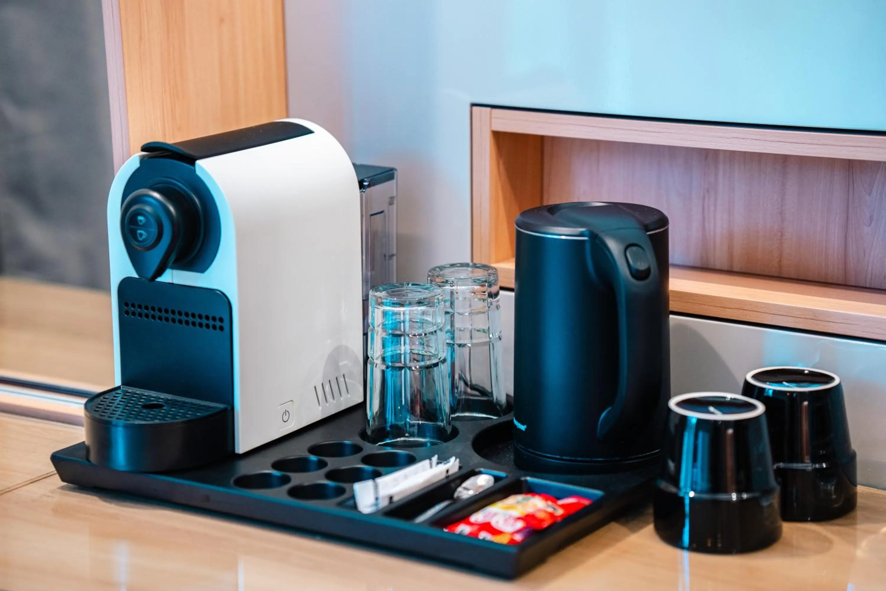 Coffee/tea facilities in Hotel Star Shell