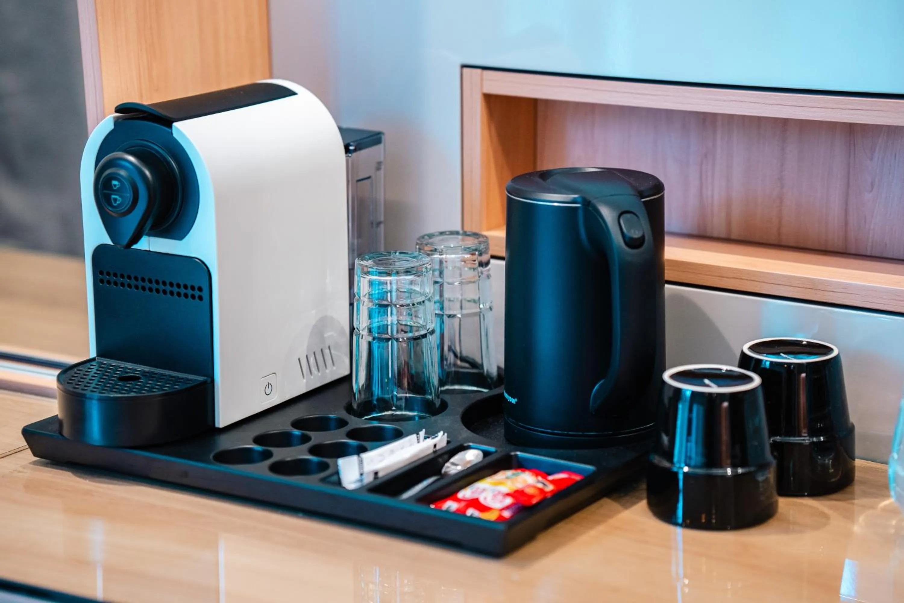 Coffee/tea facilities in Hotel Star Shell