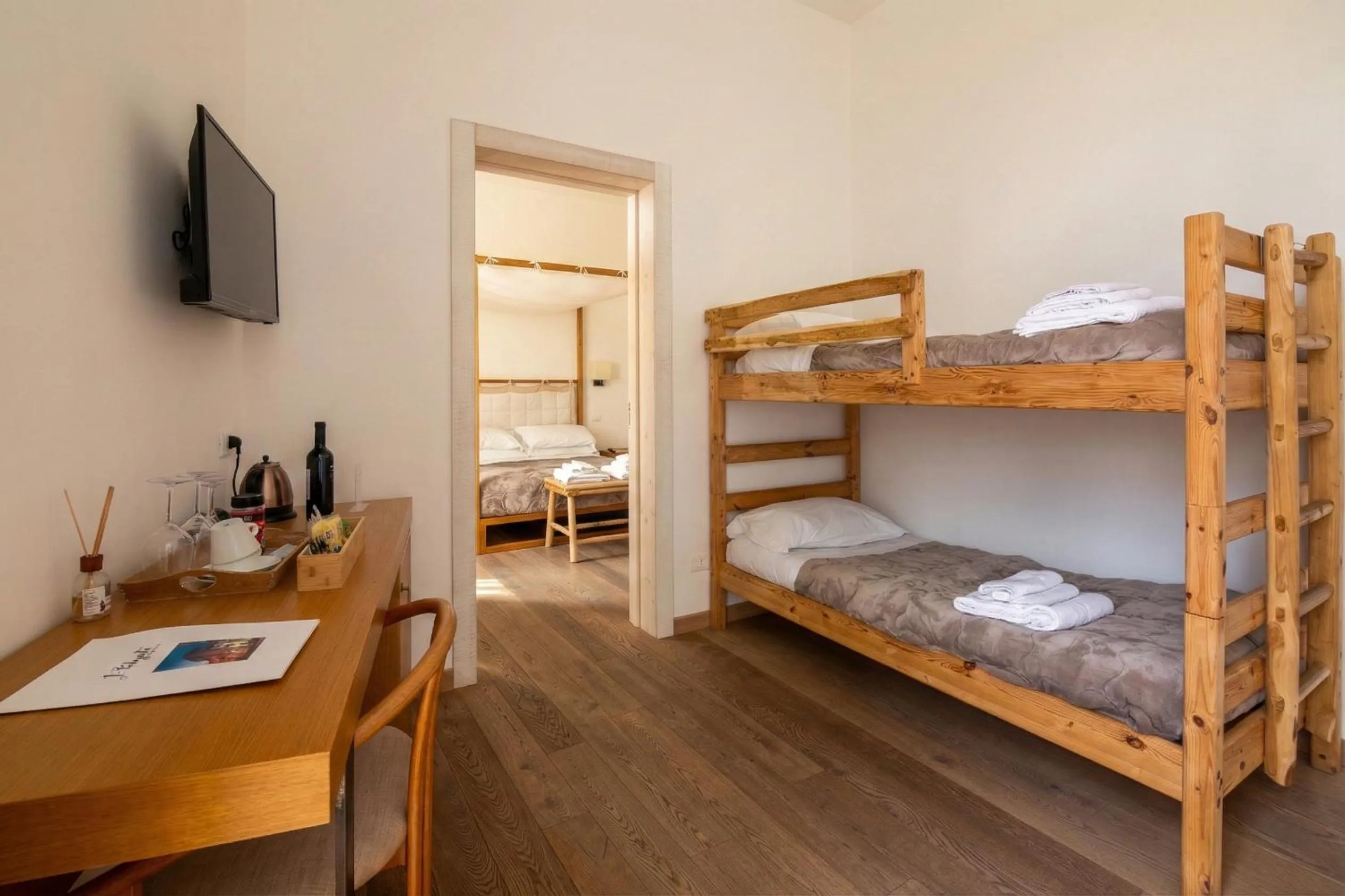 bunk bed, Bed in B&B Il Palazzotto di Luca Luxury Suites