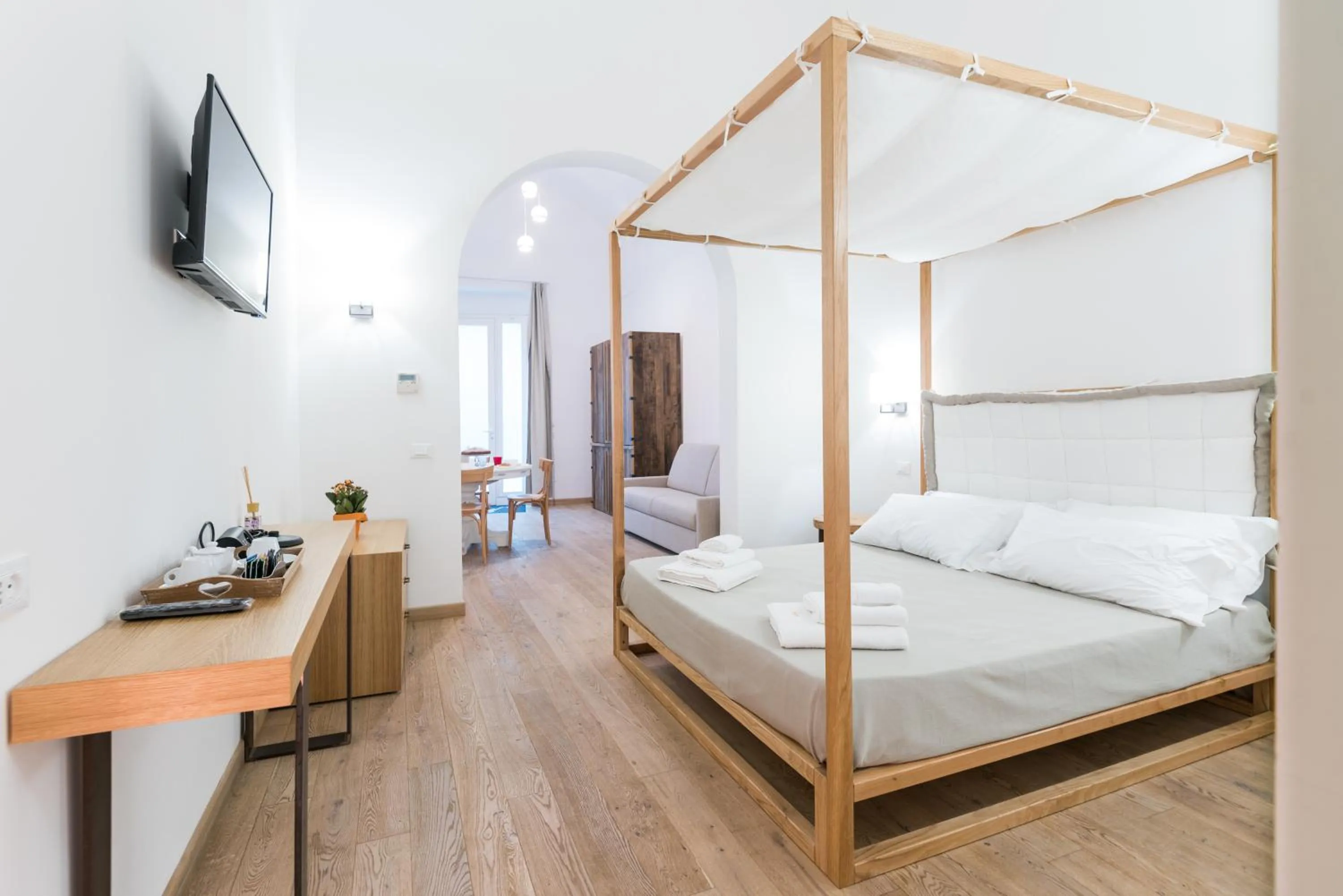 Bed in B&B Il Palazzotto di Luca Luxury Suites
