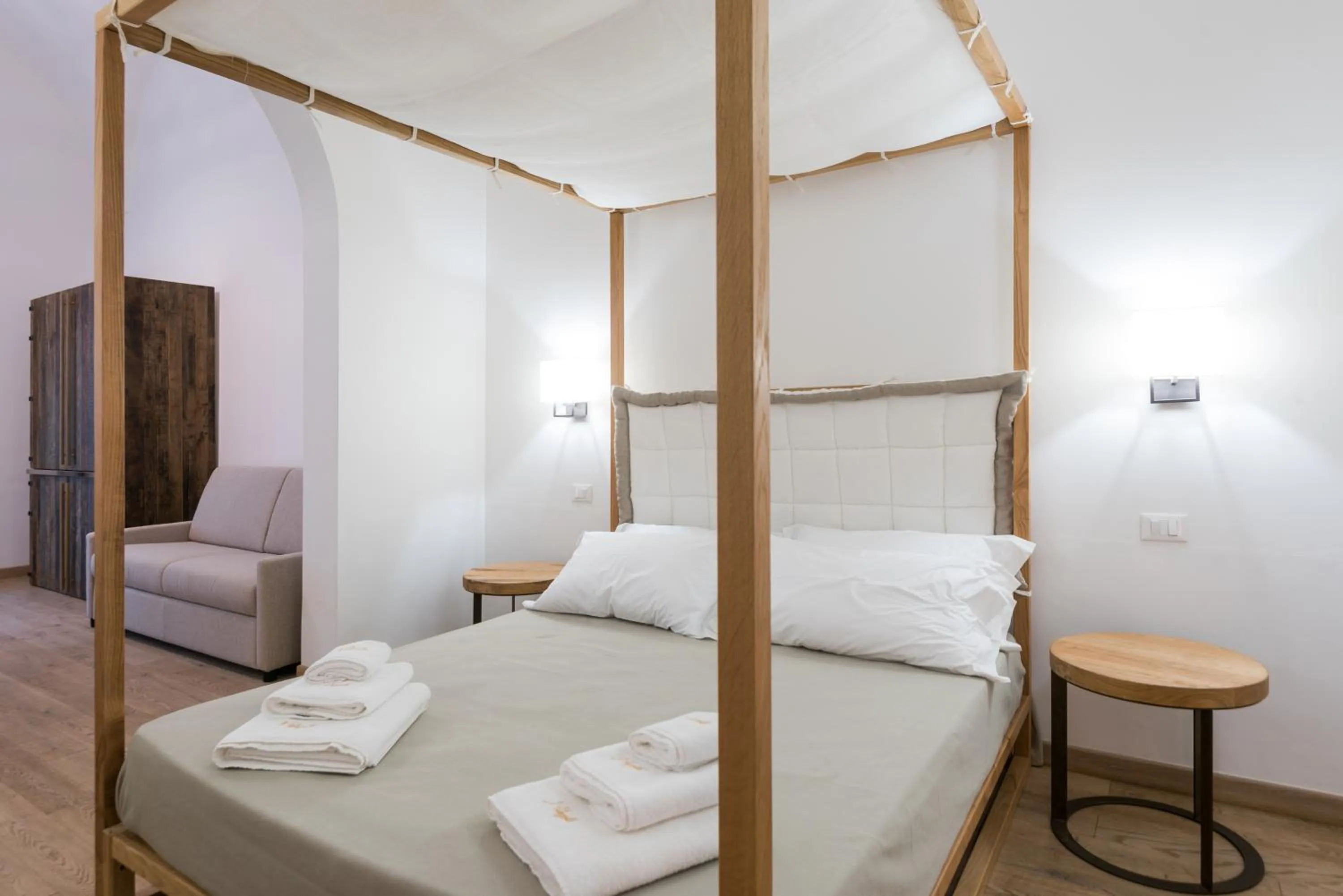 Bed in B&B Il Palazzotto di Luca Luxury Suites