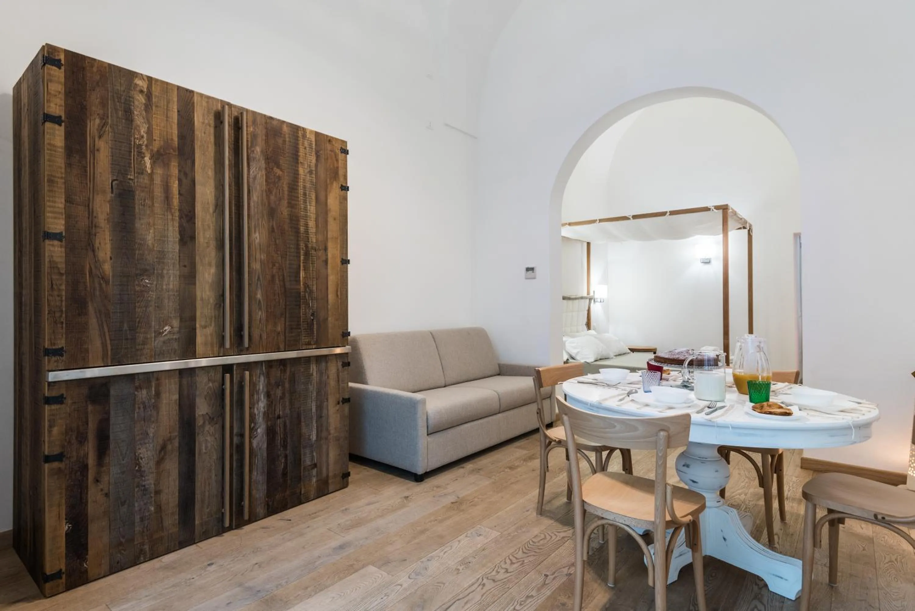 Kitchen or kitchenette in B&B Il Palazzotto di Luca Luxury Suites