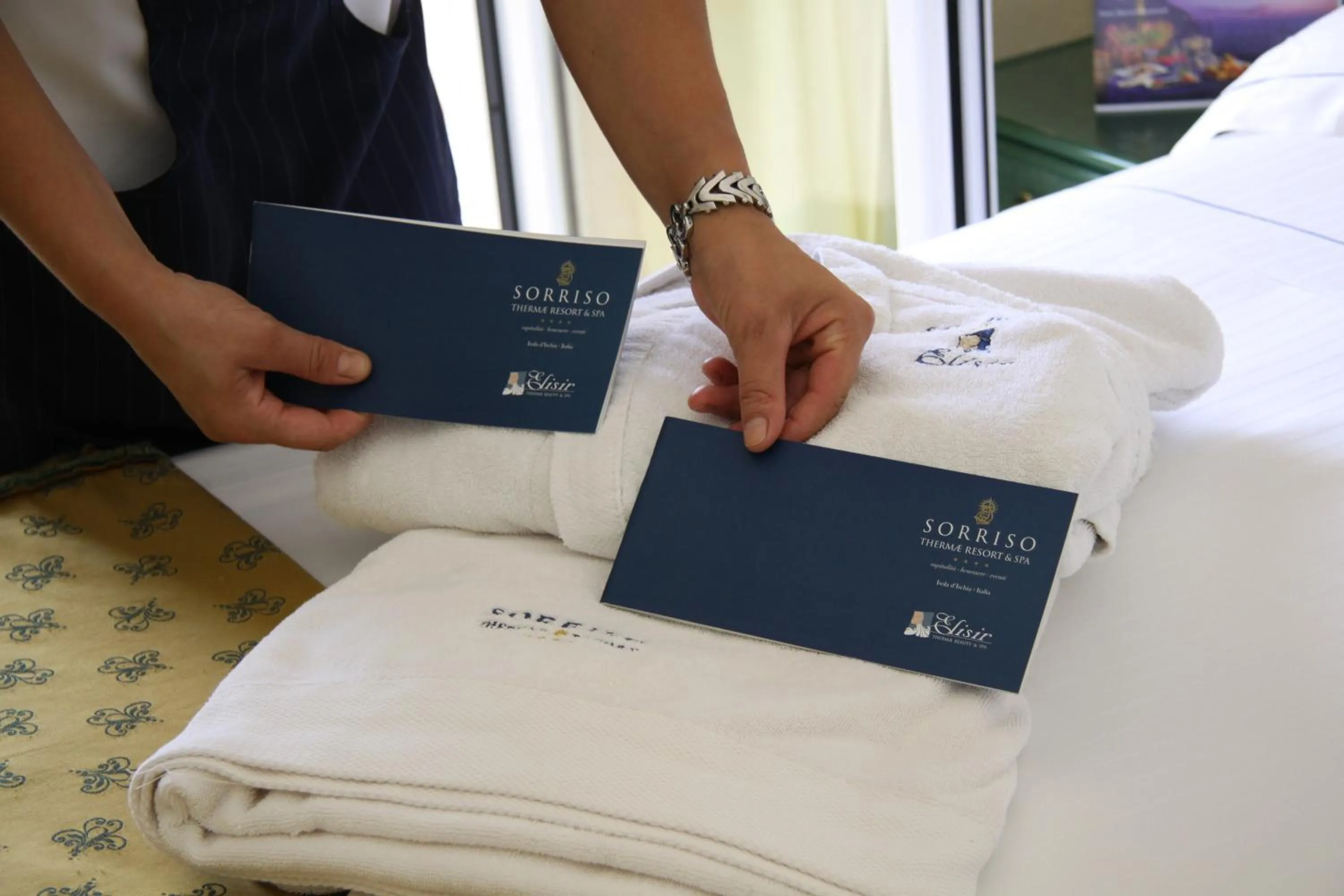 Decorative detail in Sorriso Thermae Resort & Spa