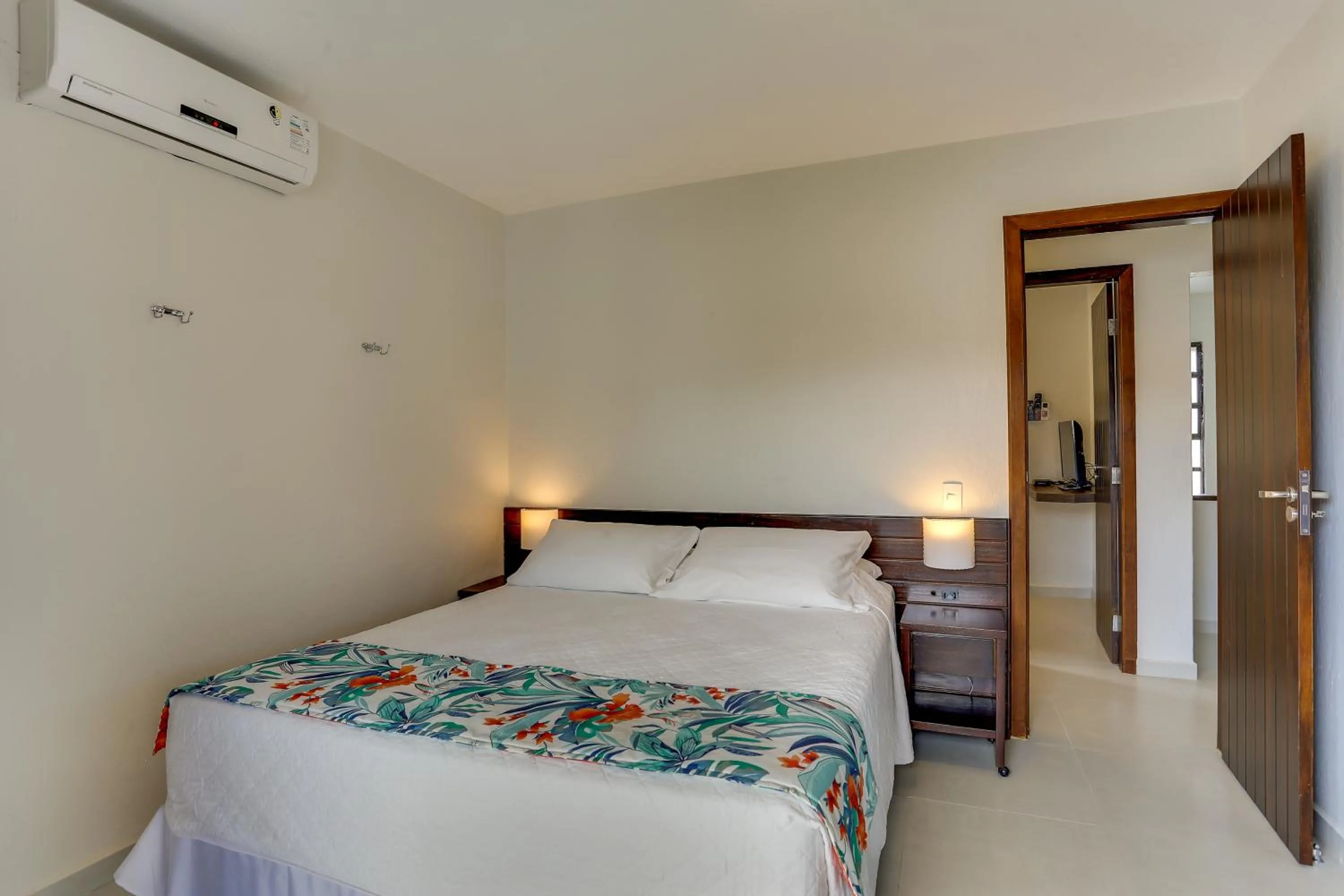 Bed in Hotel Sete Ilhas