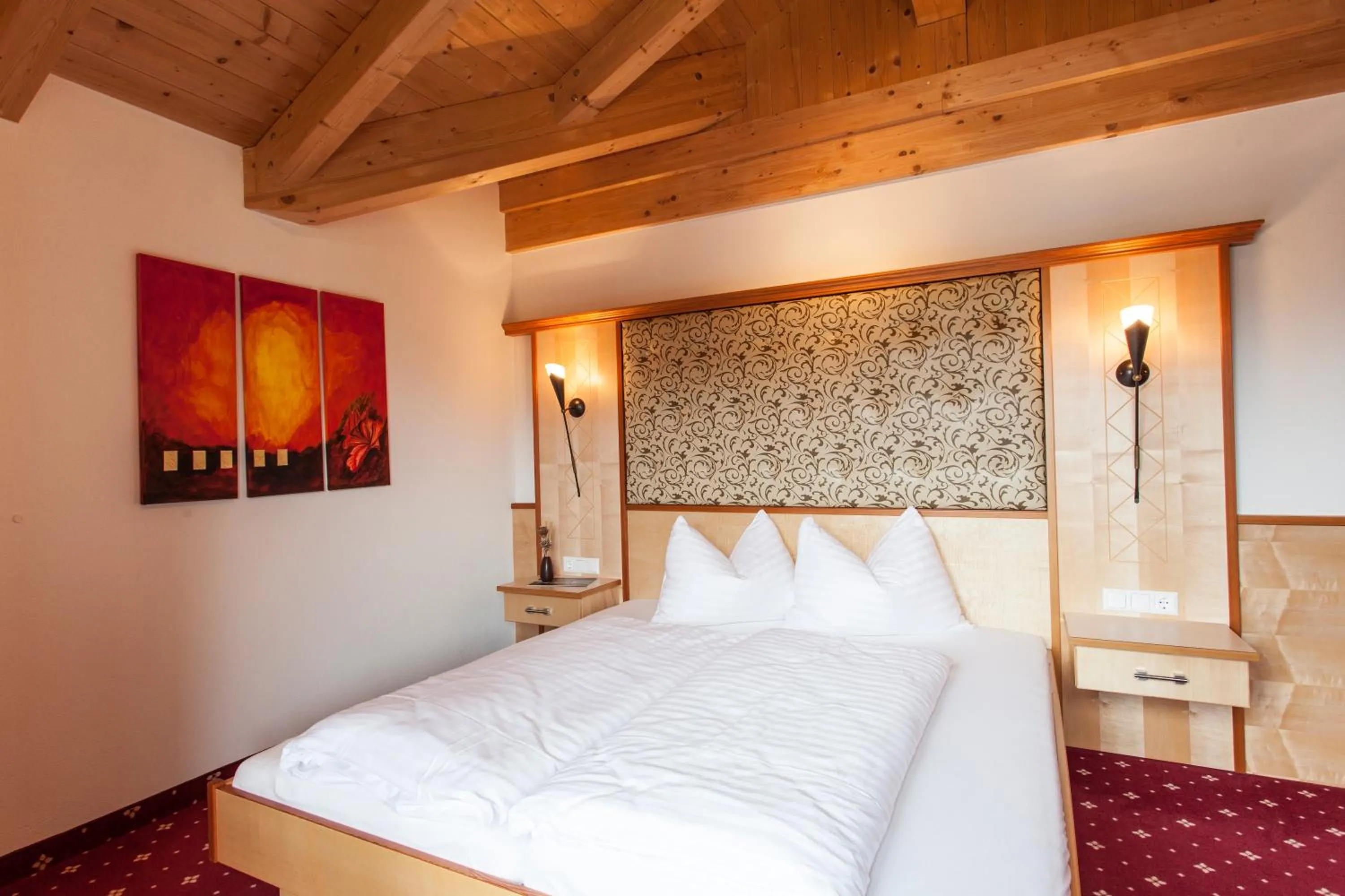 Bedroom, Bed in ALPENAPART LADIS ehemals Alpenapart Alexander