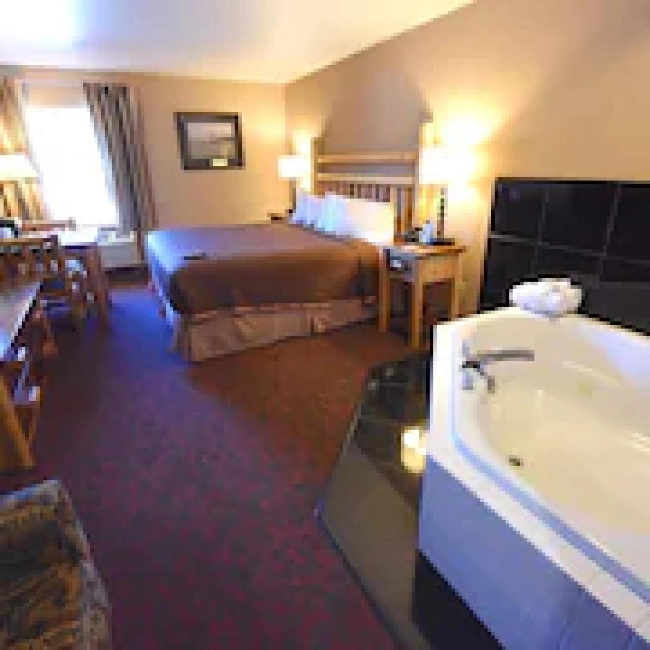 Bed in Bridge Vista Beach Hotel and Convention Center