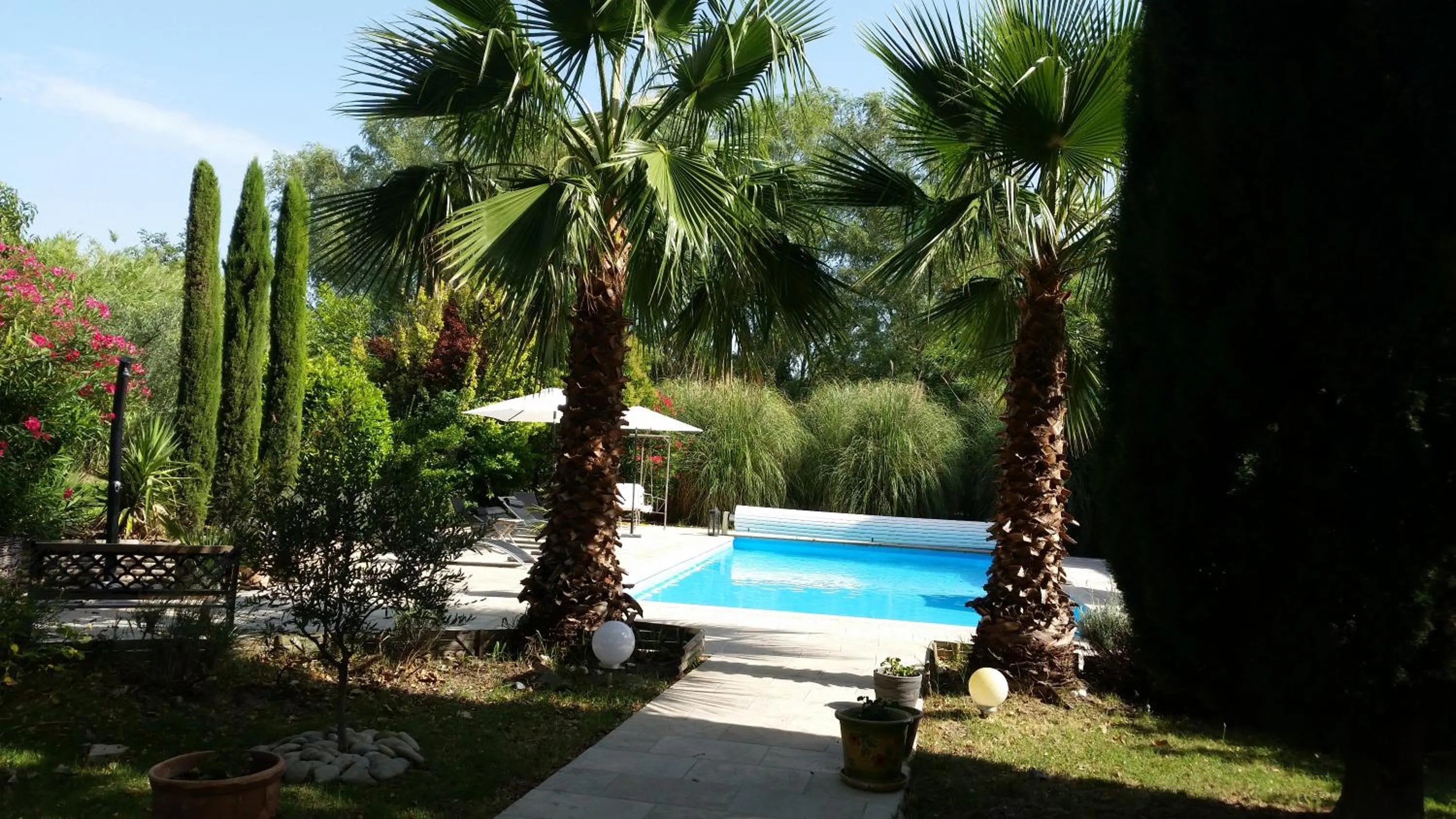 Garden in Mas des Cigognes