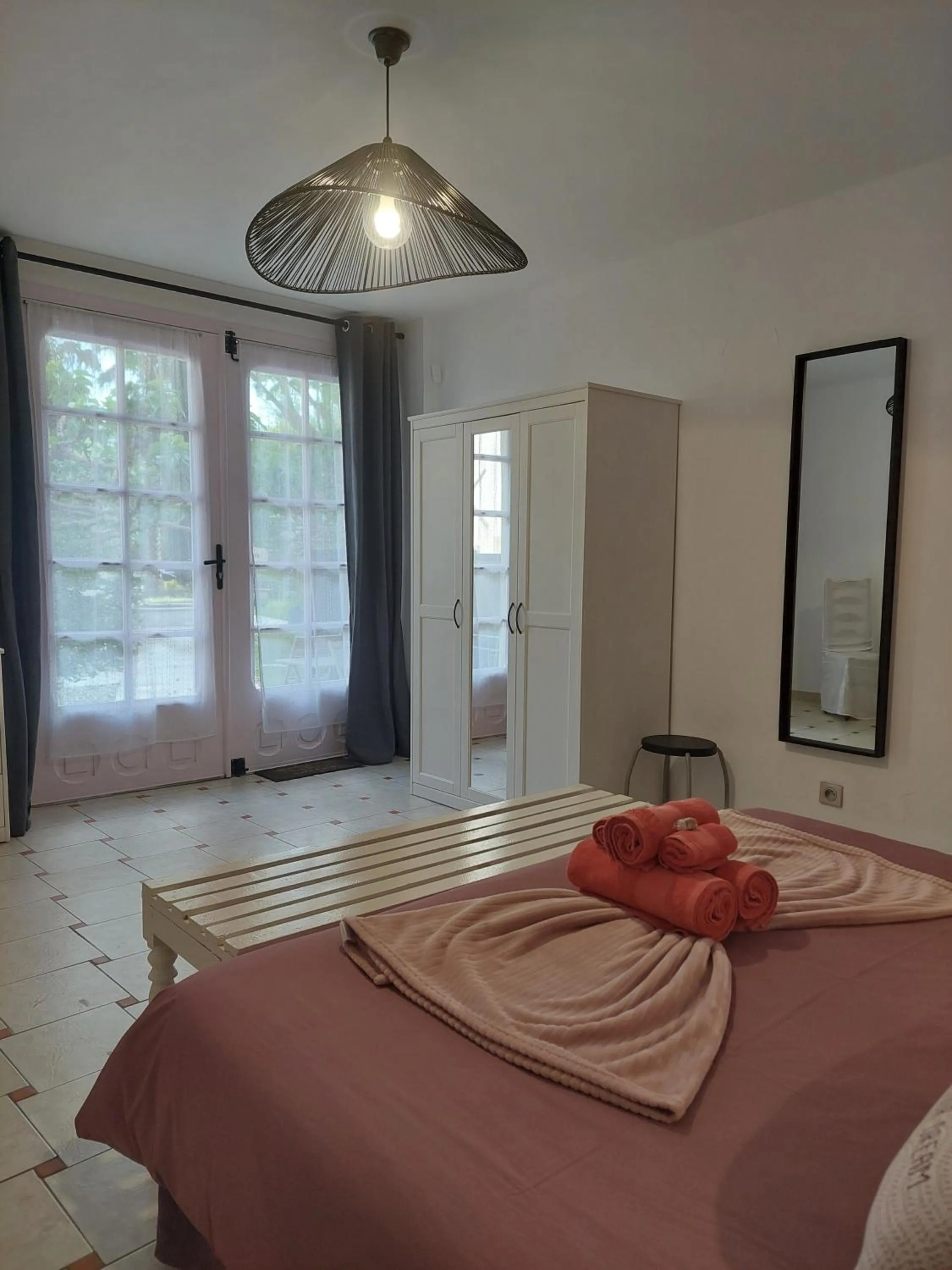 Bed in Mas des Cigognes