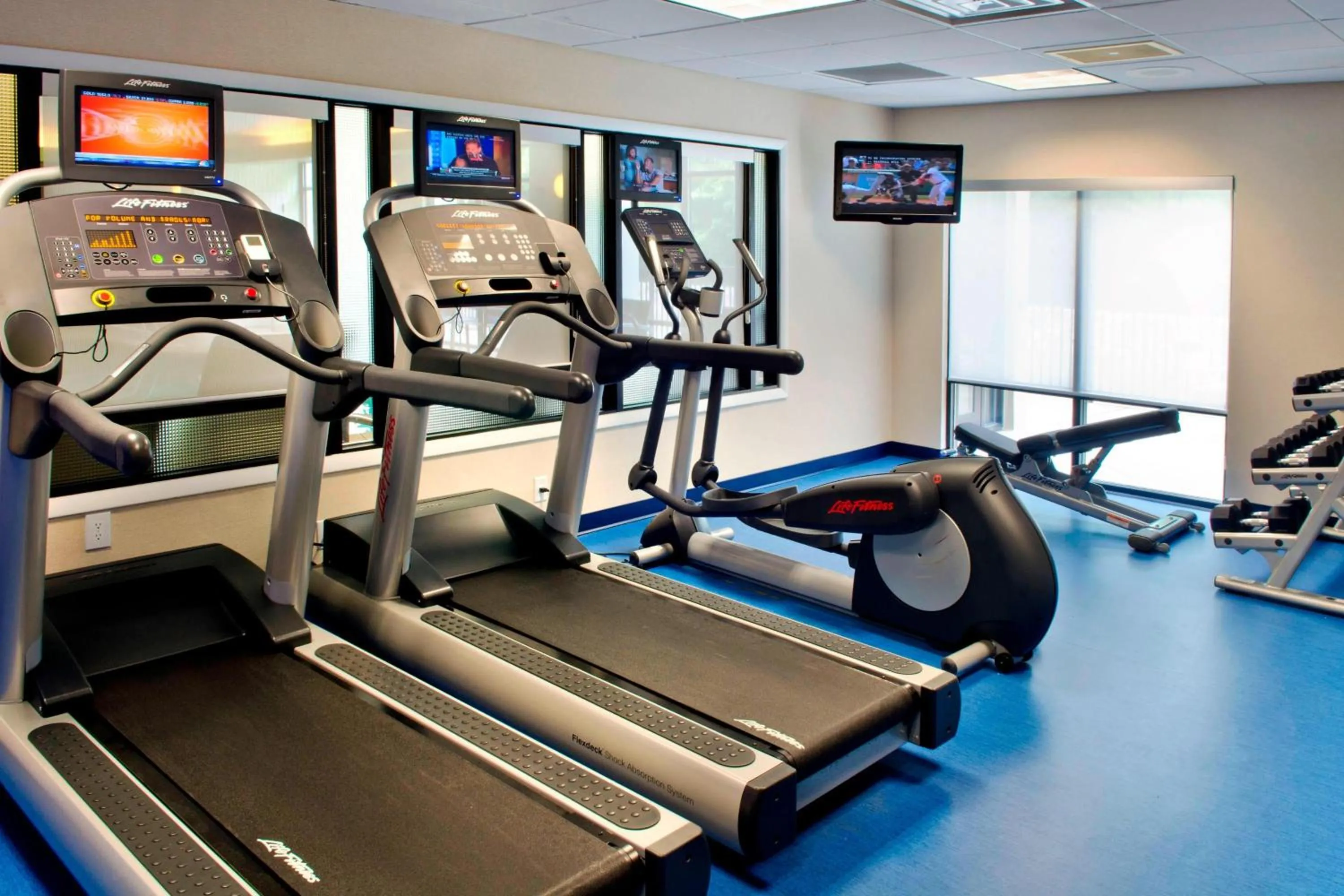 Fitness centre/facilities in SpringHill Suites Boston Andover