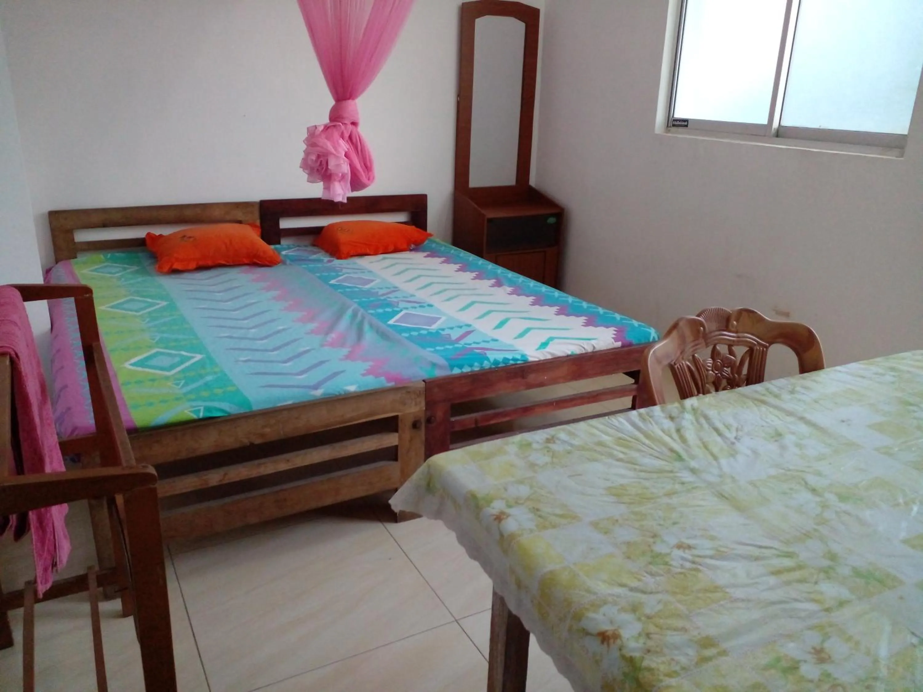 Bed in Jayanthi Surf Dreams