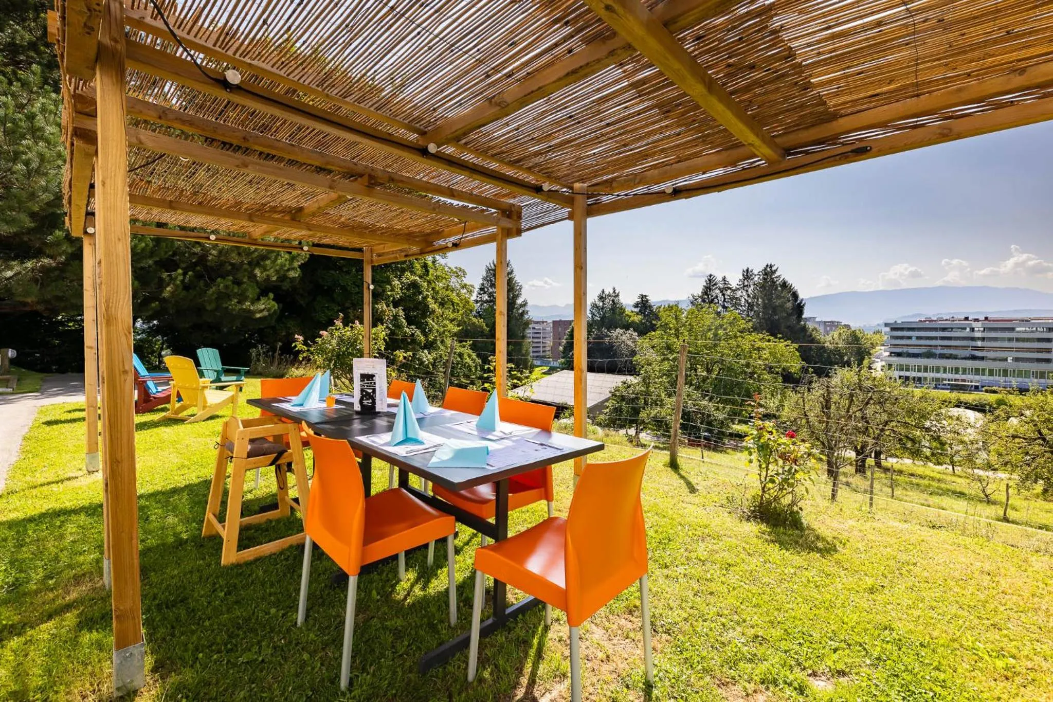 Patio in Le Domaine (Swiss Lodge)