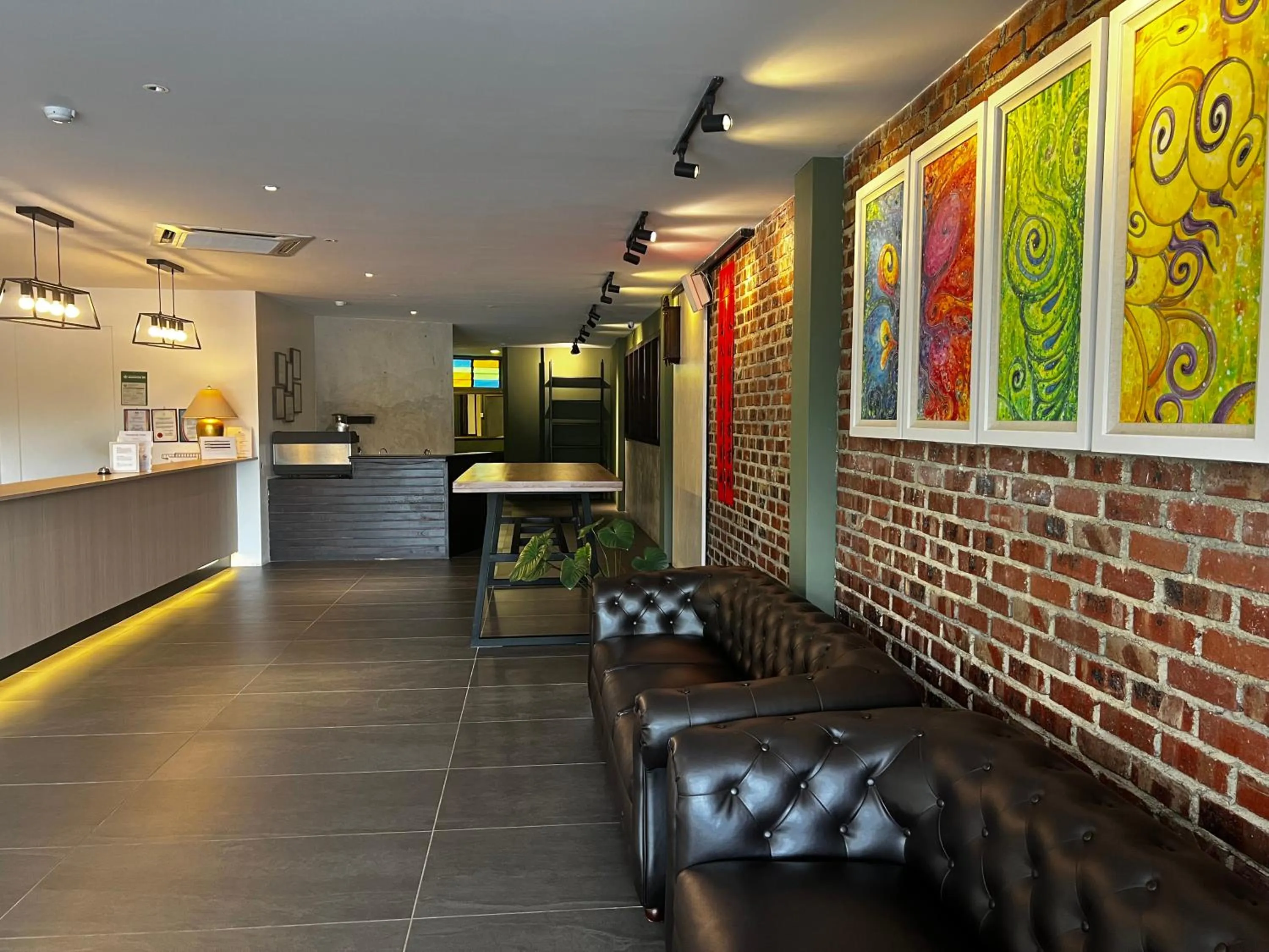 Living room in SiN LiEN HOTEL