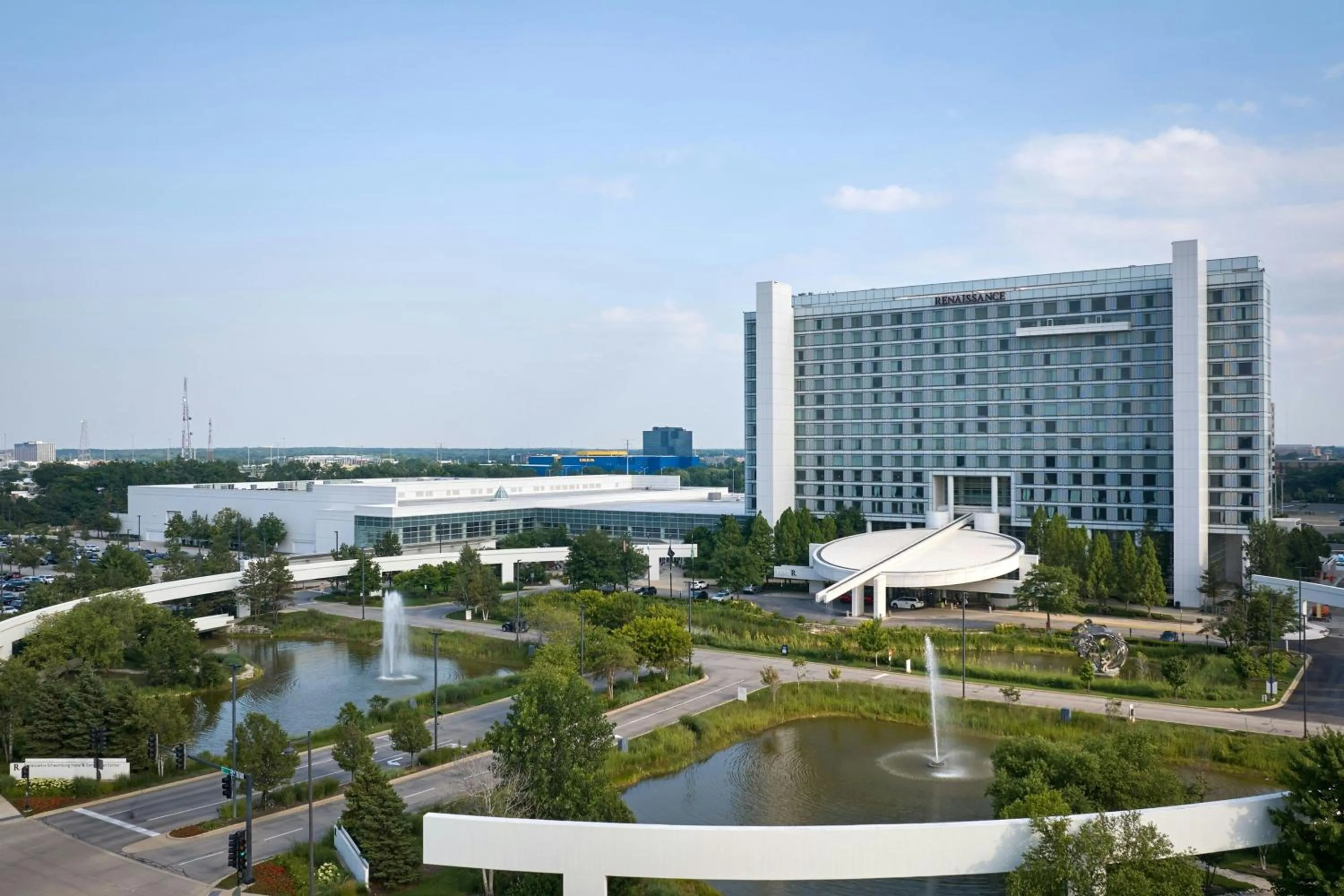 Property building in Renaissance Schaumburg Convention Center Hotel