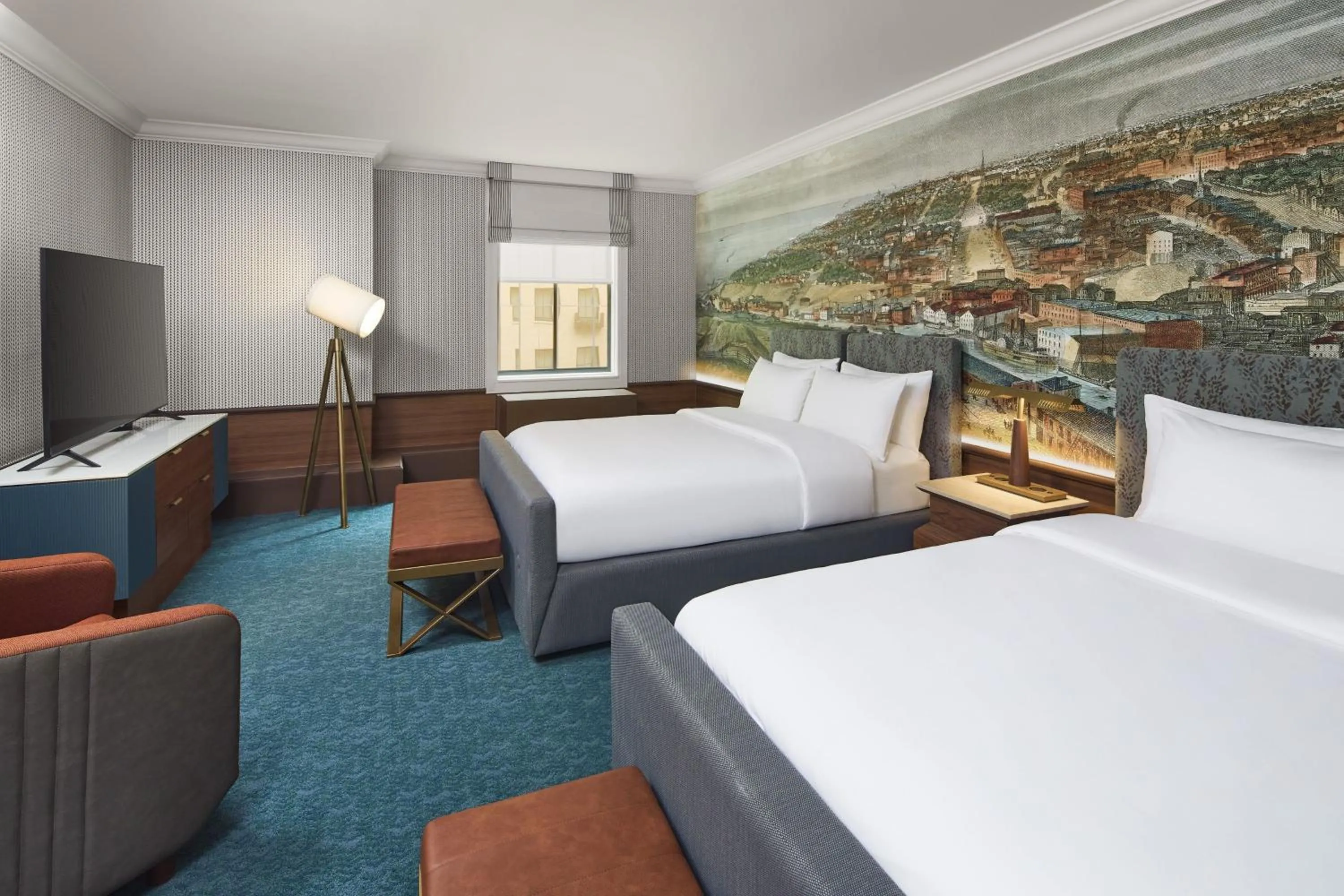 Photo of the whole room, Bed in Hotel Cleveland Autograph Collection