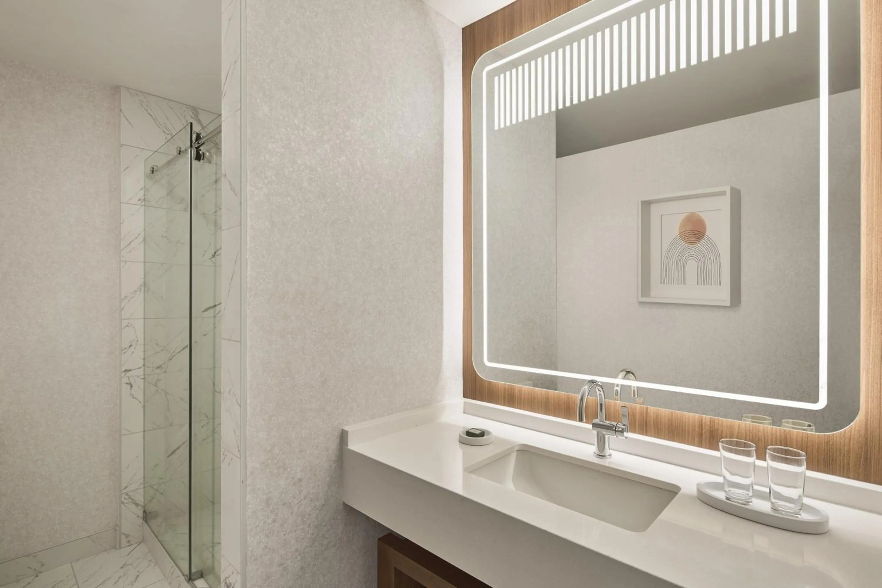 Bathroom in Hotel Cleveland Autograph Collection