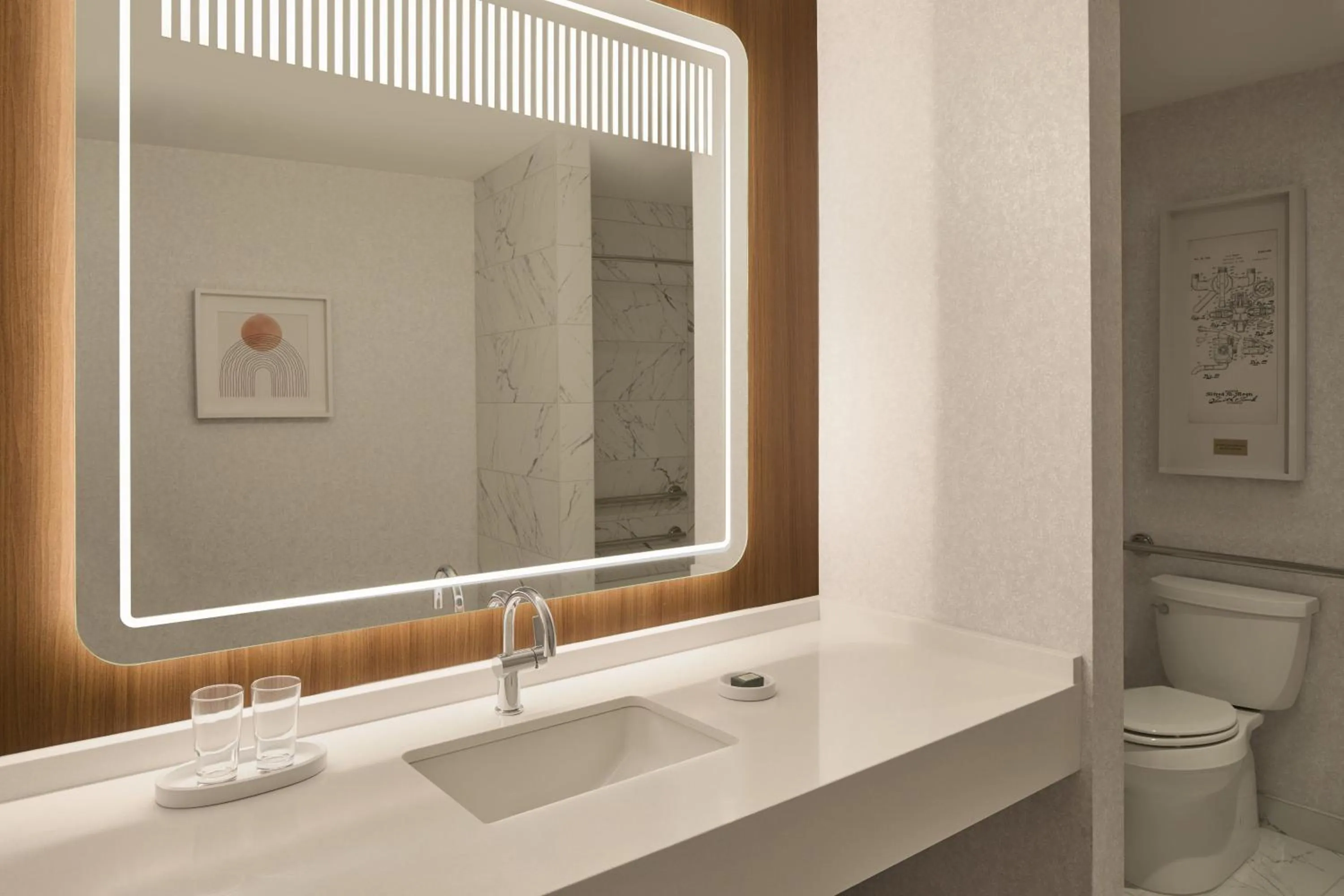 Bathroom in Hotel Cleveland Autograph Collection