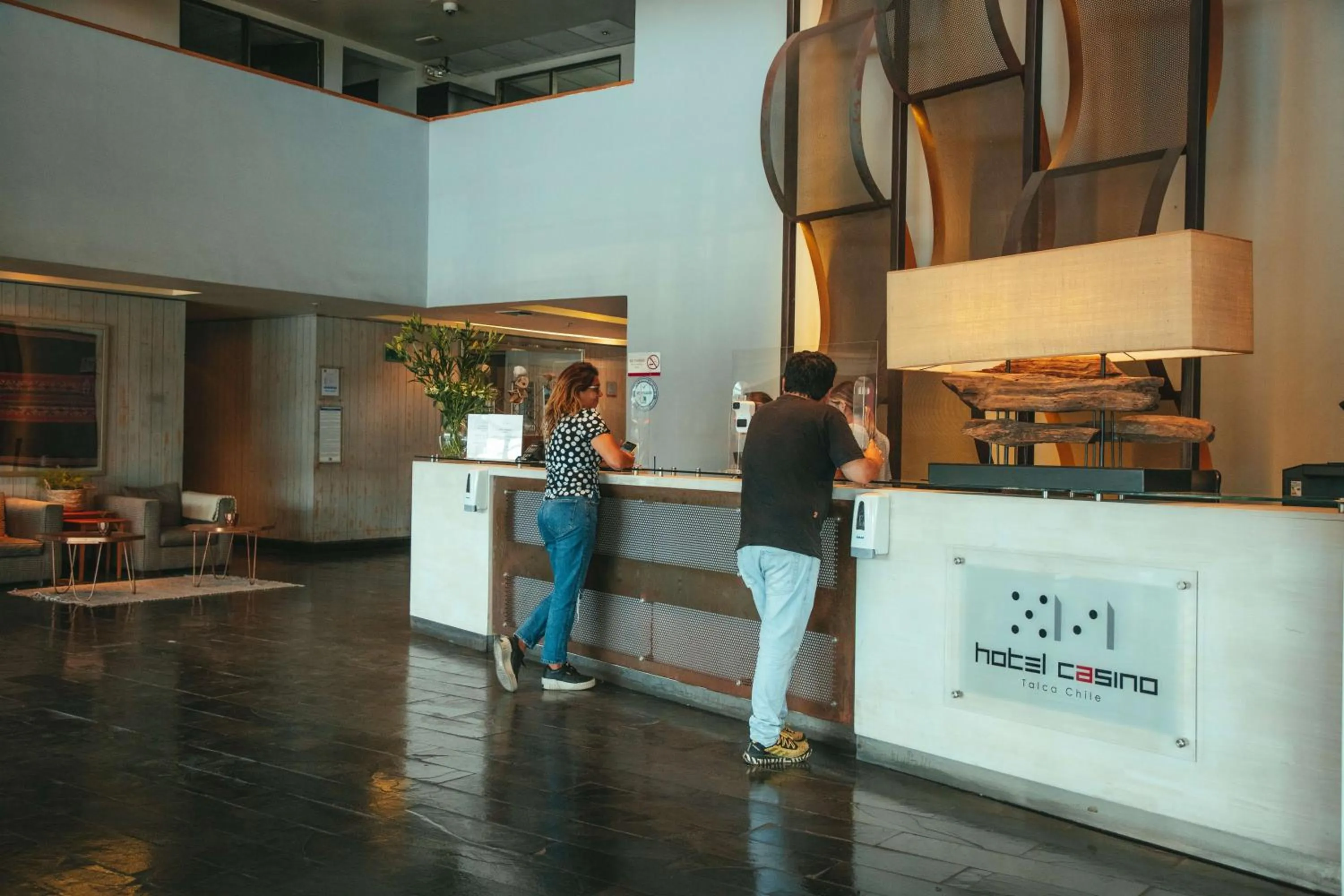 Lobby or reception in Hotel Casino Talca