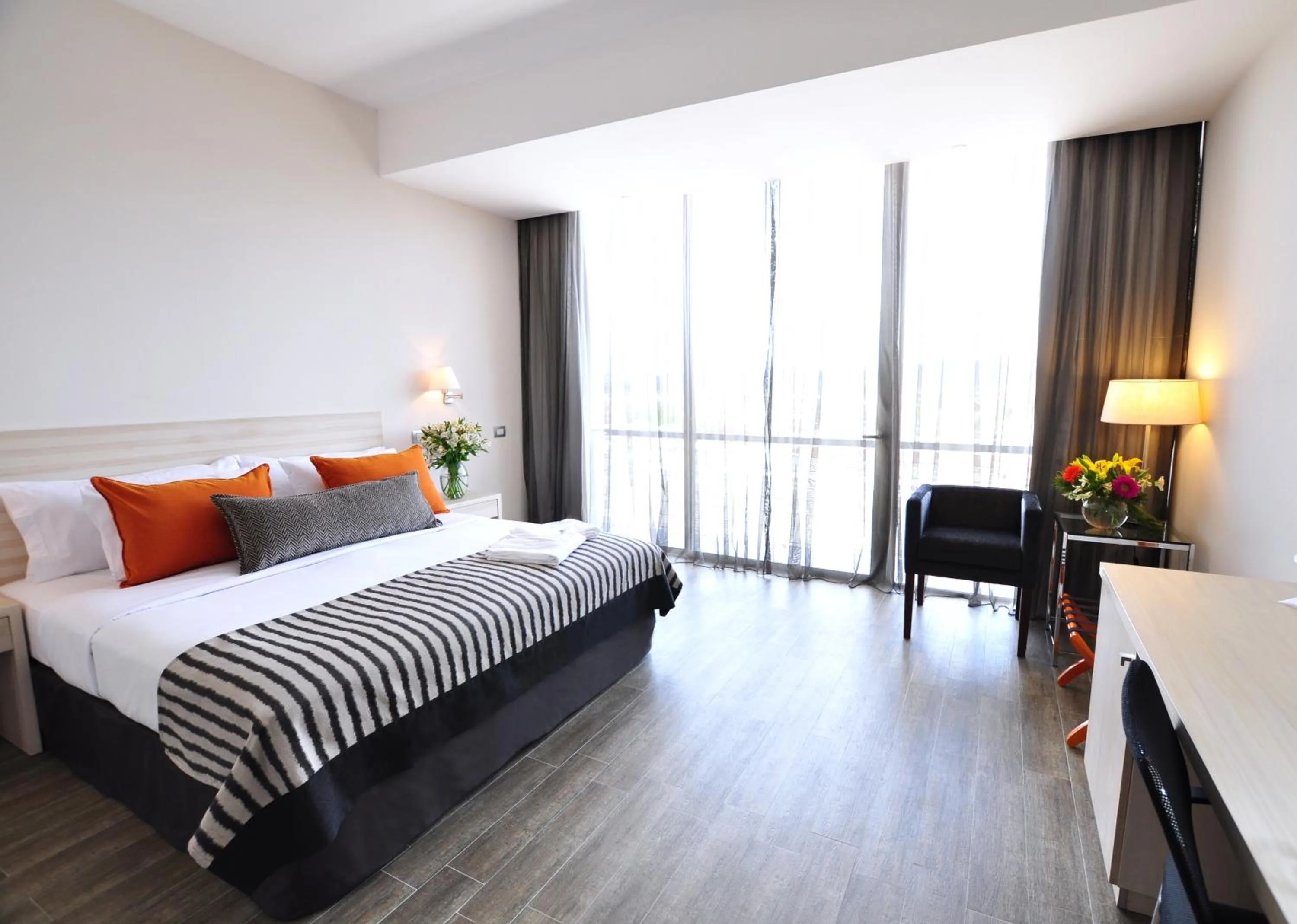 Bed in Hotel Casino Talca