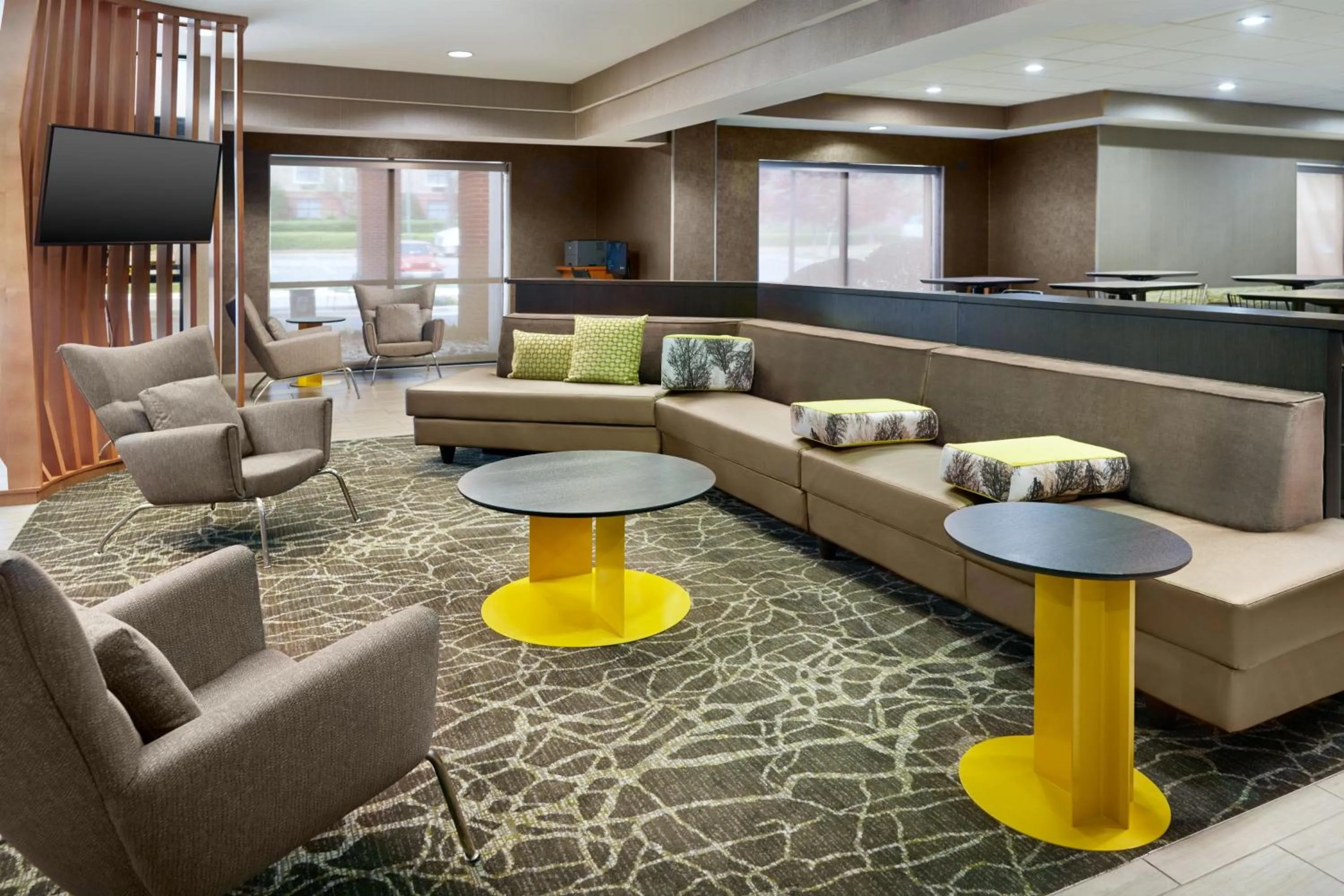 Lobby or reception in SpringHill Suites Charlotte University Research Park