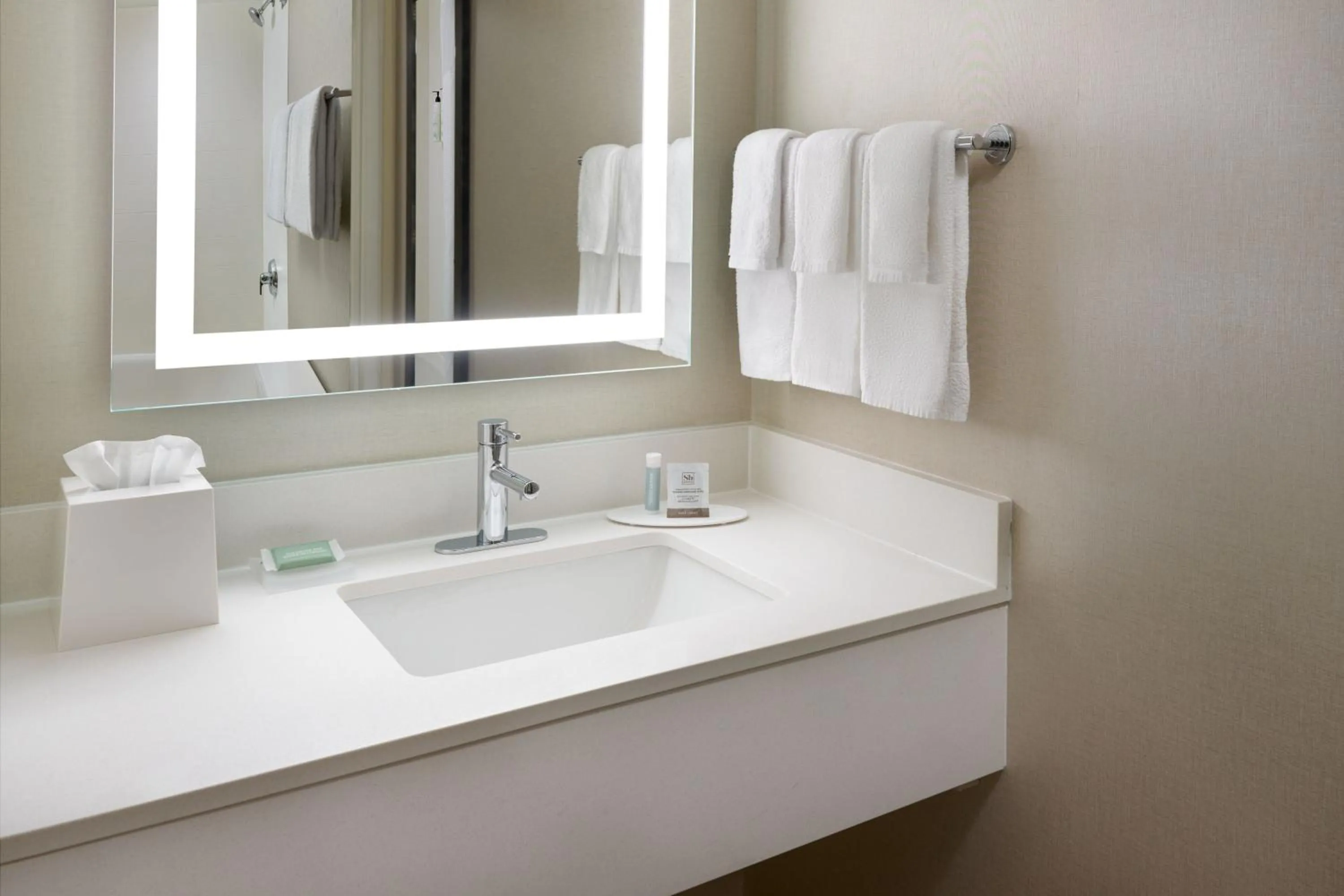 Bathroom in SpringHill Suites Charlotte University Research Park