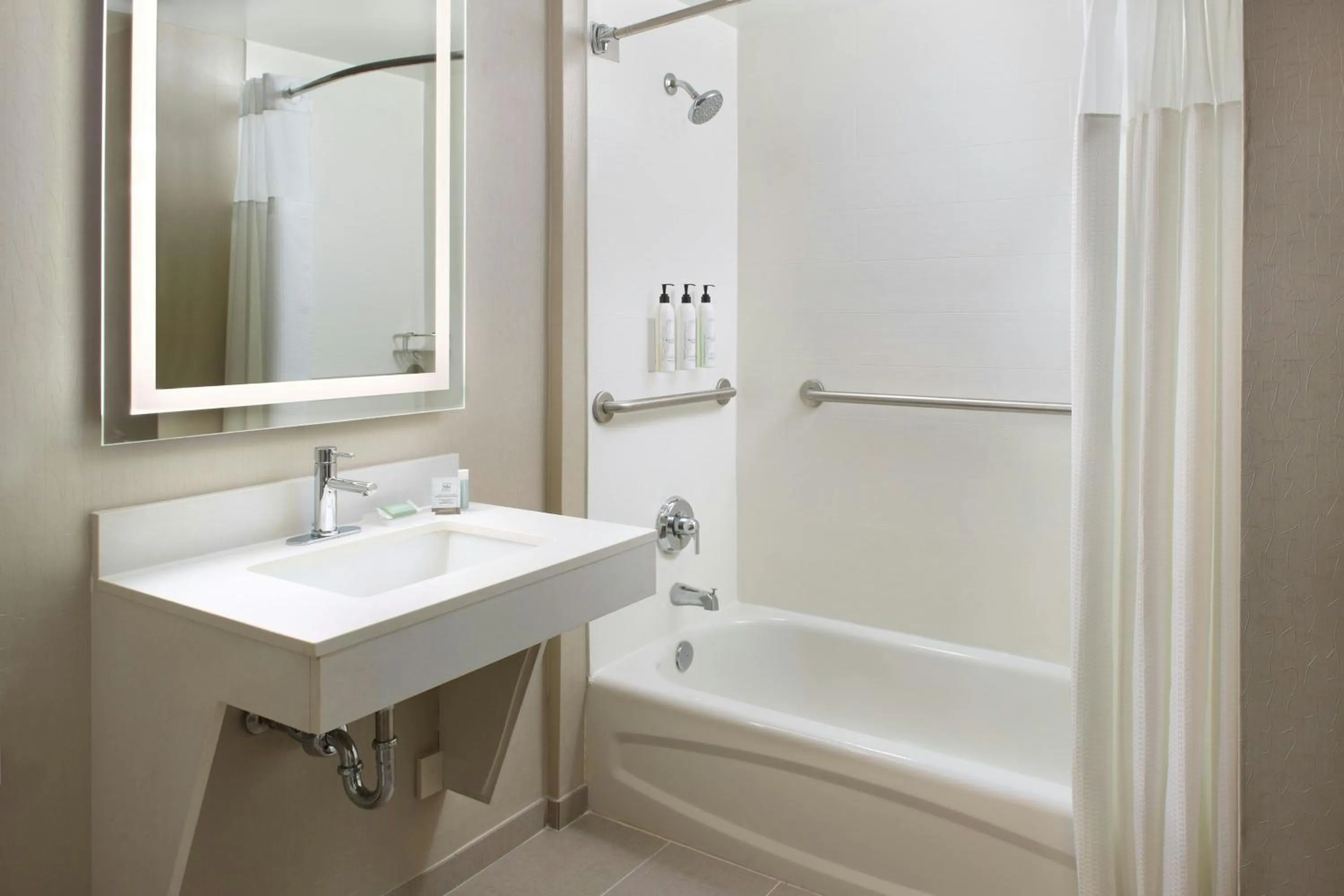 Bathroom in SpringHill Suites Charlotte University Research Park