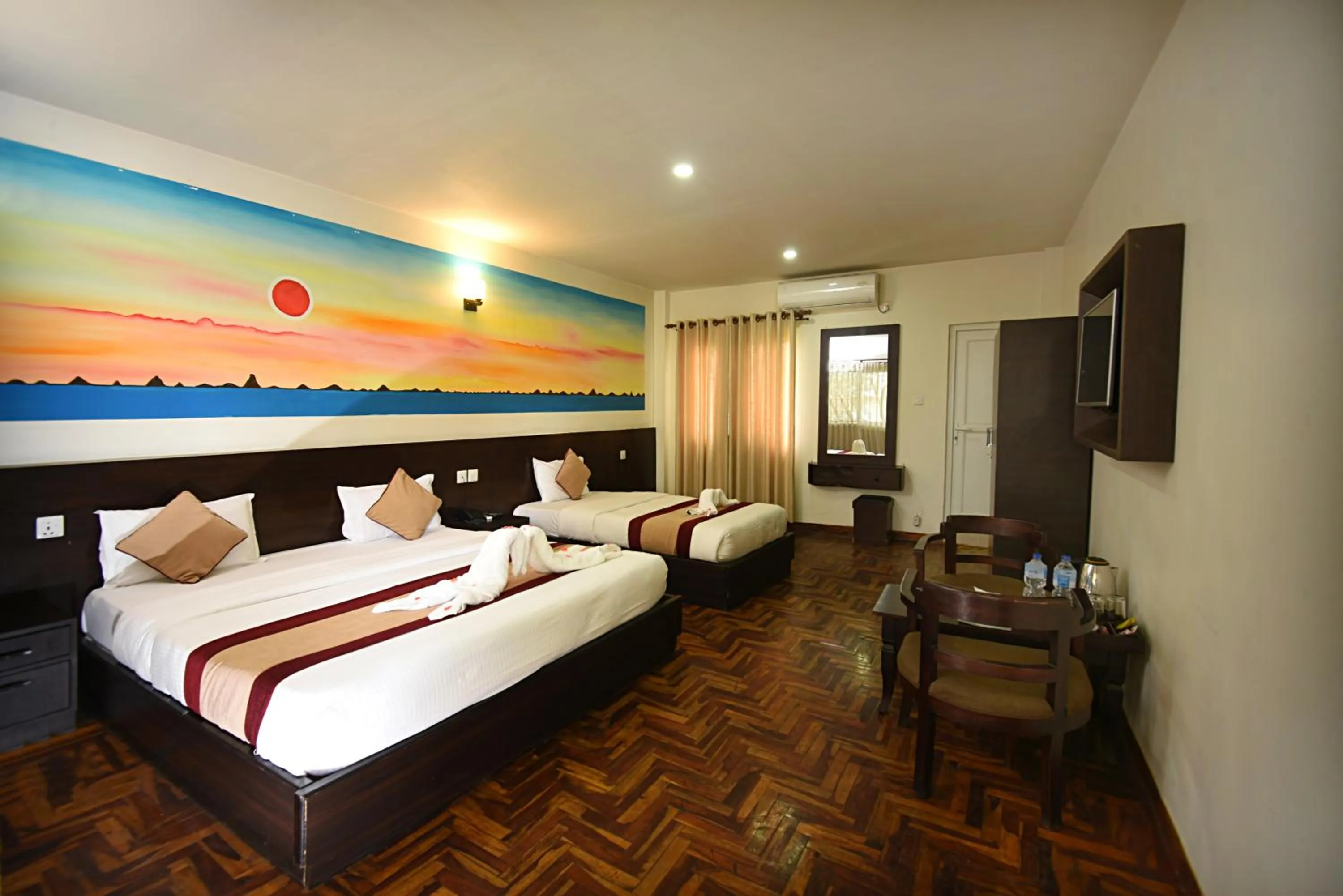 Photo of the whole room, Bed in Hotel Thamel Park